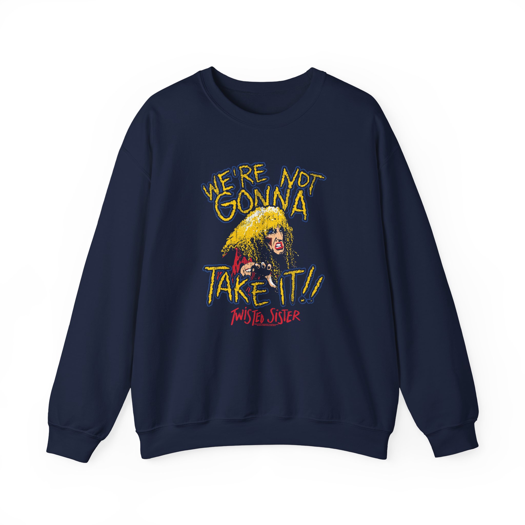 We're Not Gonna Take It Twisted Sister Unisex Heavy Blendâ„¢ Crewneck Sweatshirt