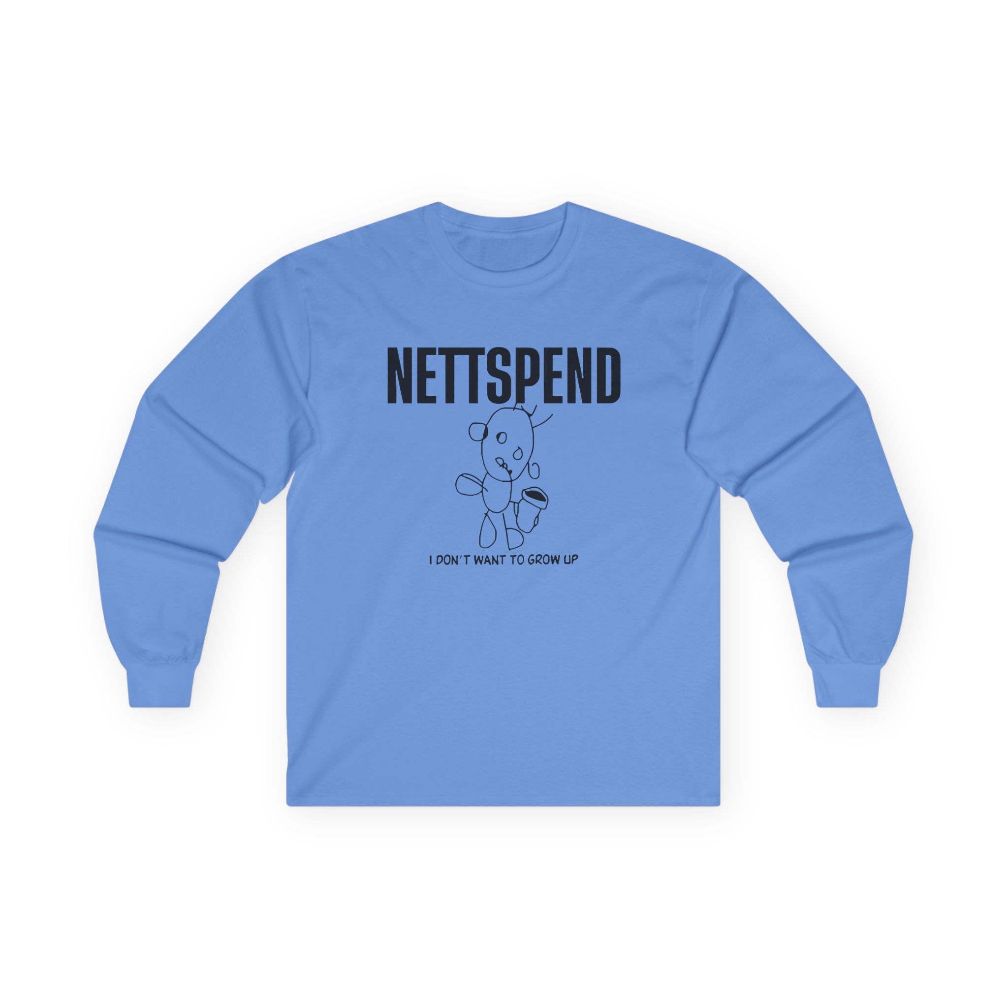 Nettspend I Dont Want to Grow Up Unisex Ultra Cotton Long Sleeve Tee