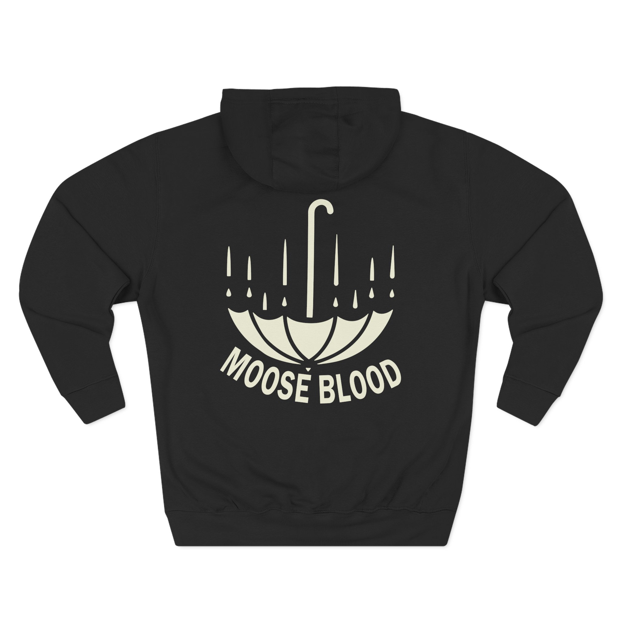 Moose Blood Three-Panel Fleece Hoodie