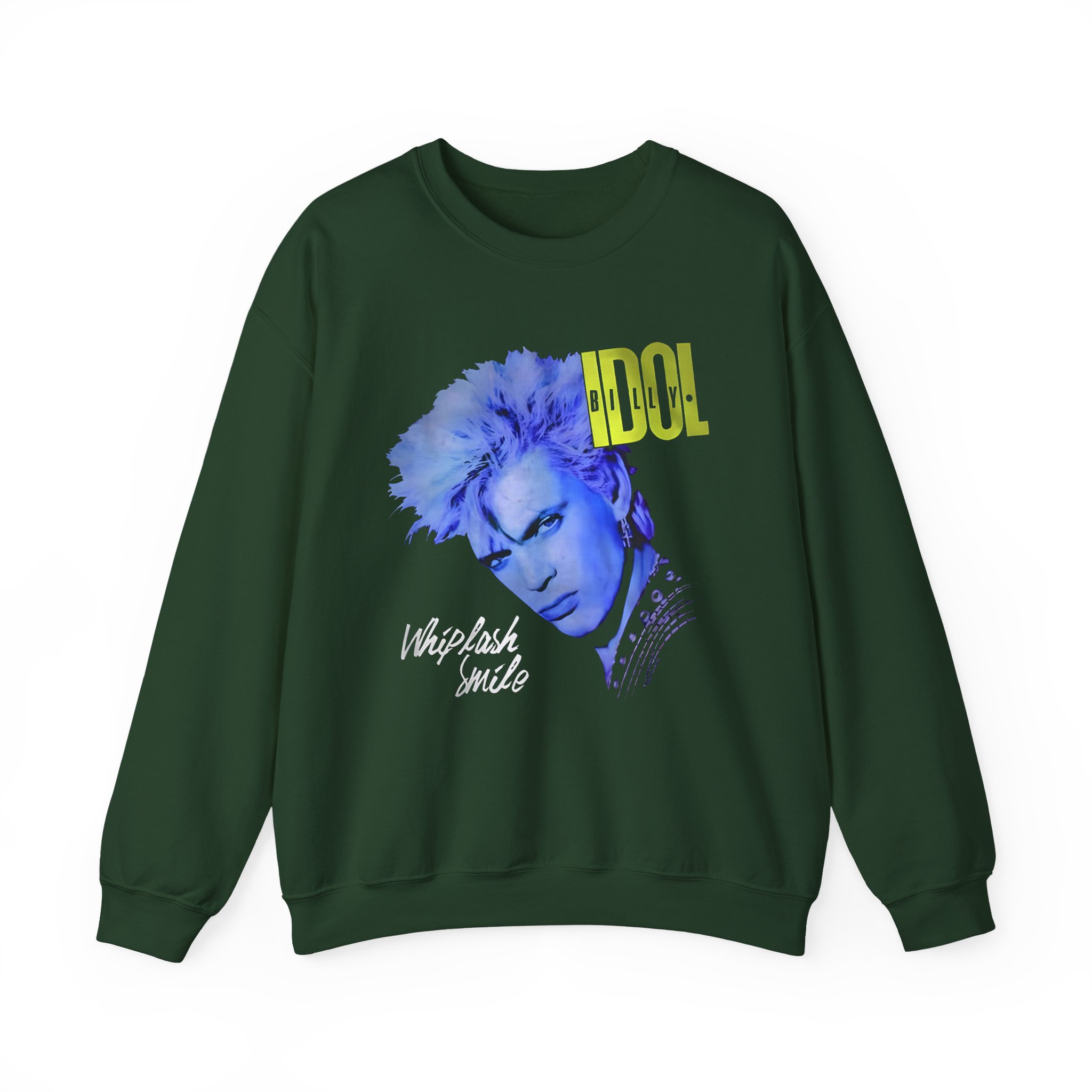 Billy Idol Whiplash Smile Album Unisex Heavy Blendâ„¢ Crewneck Sweatshirt
