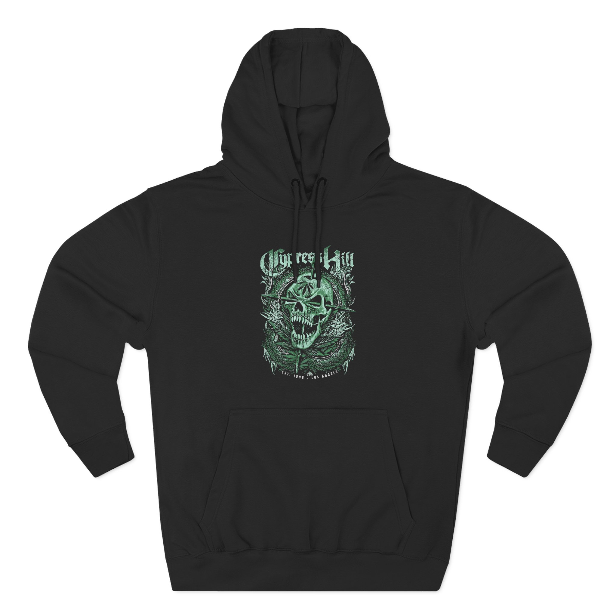 Cypress Hill EST 1988 Skull Three-Panel Fleece Hoodie