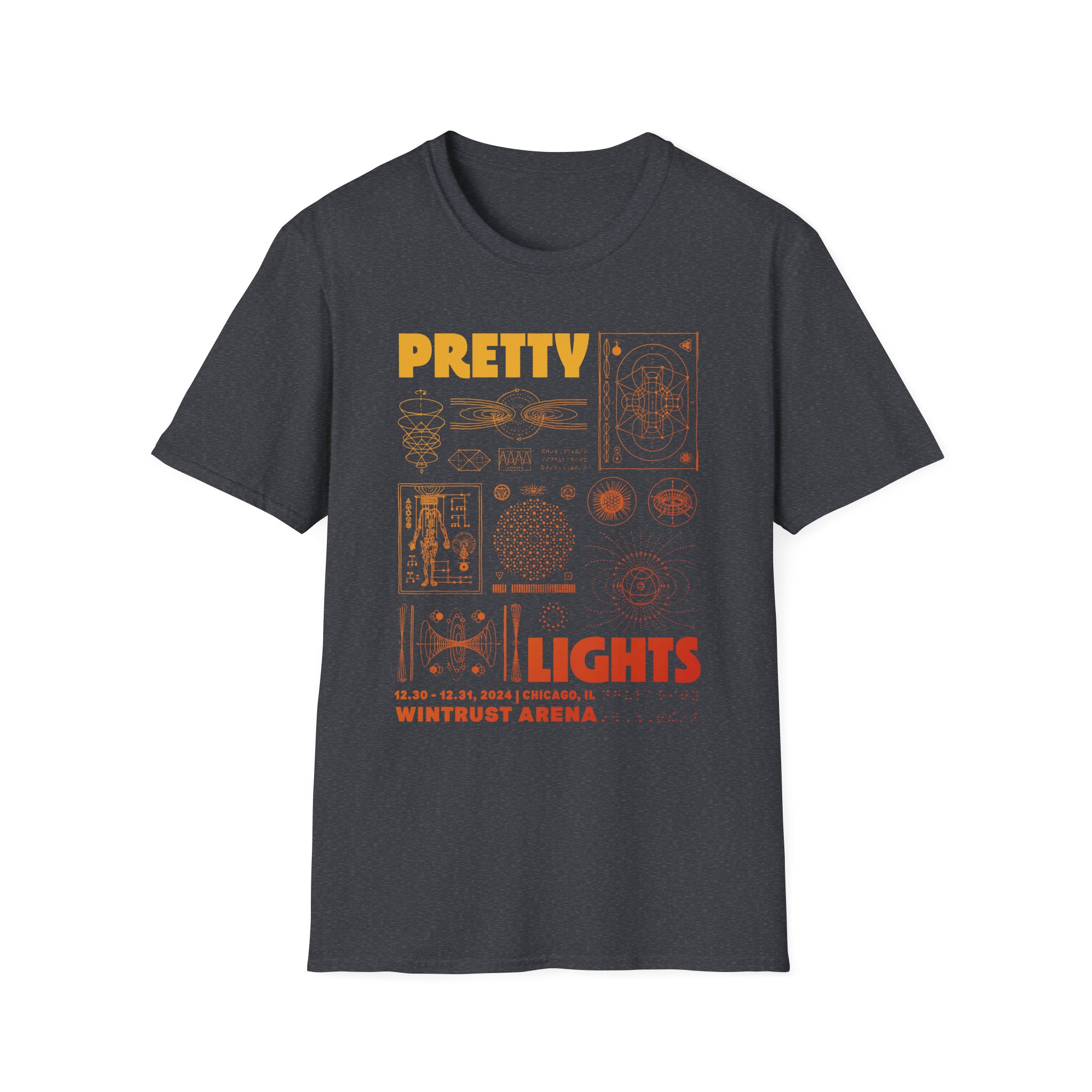 Pretty Lights Lucid Livestream @ Wintrust Arena Unisex Softstyle T-Shirt