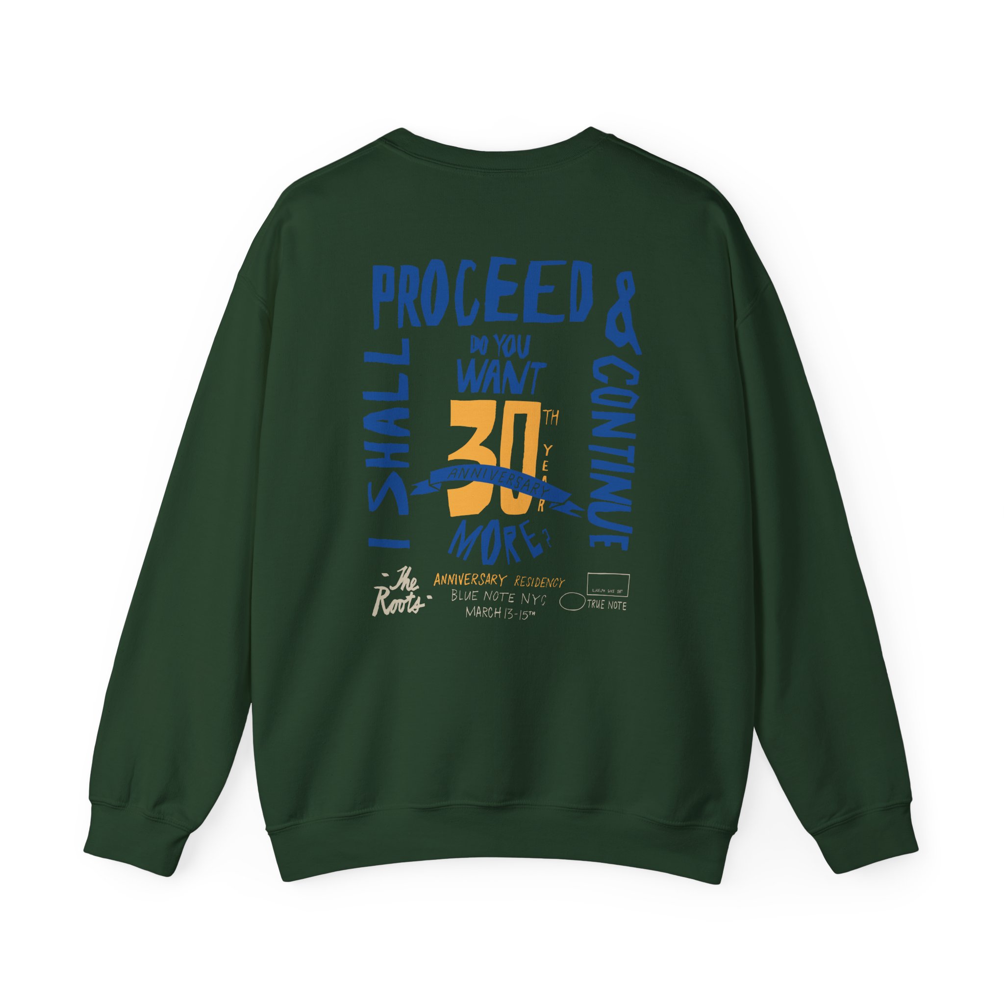 The Roots Blue Note 30th Anniversary Unisex Heavy Blendâ„¢ Crewneck Sweatshirt