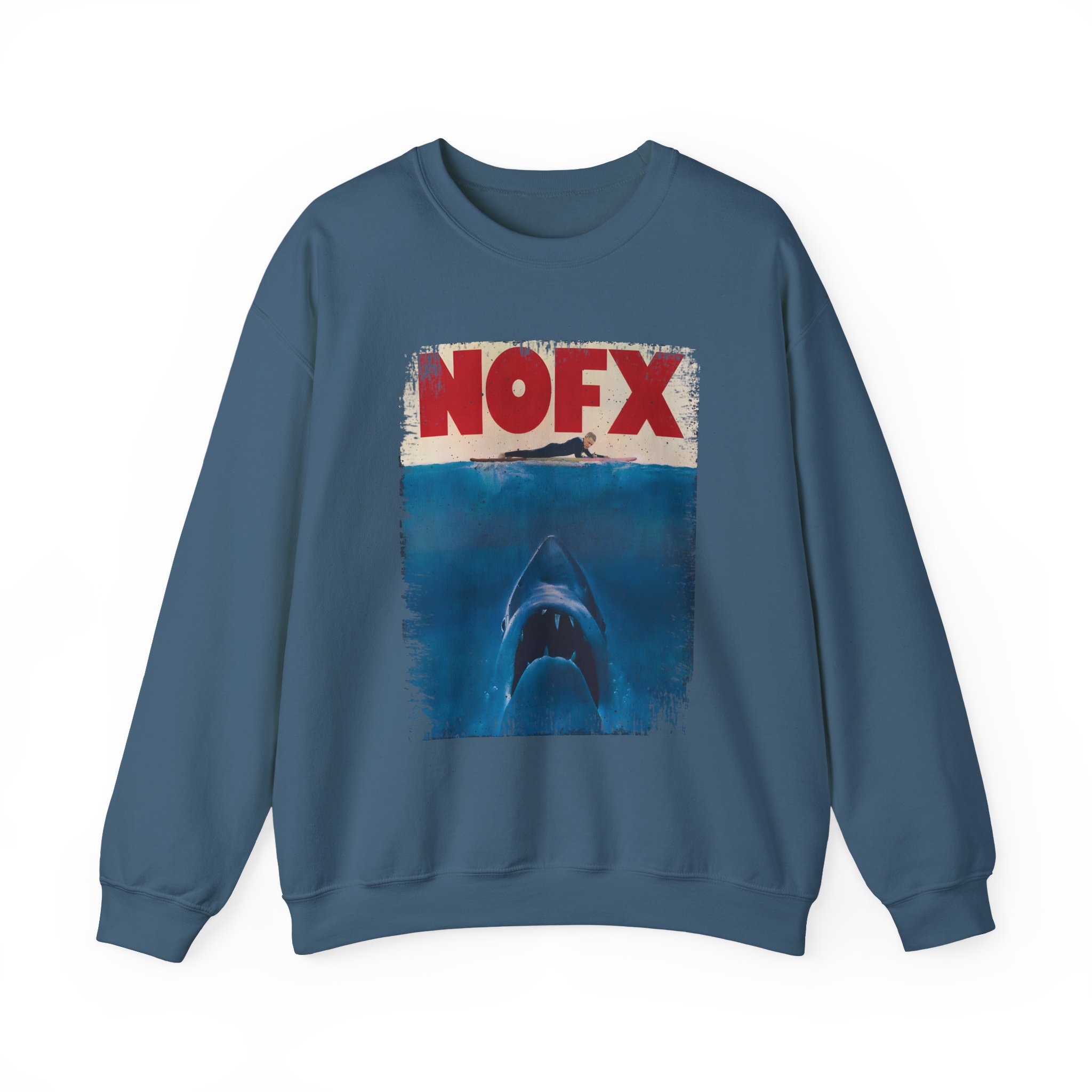 Nofx Surfer Unisex Heavy Blendâ„¢ Crewneck Sweatshirt