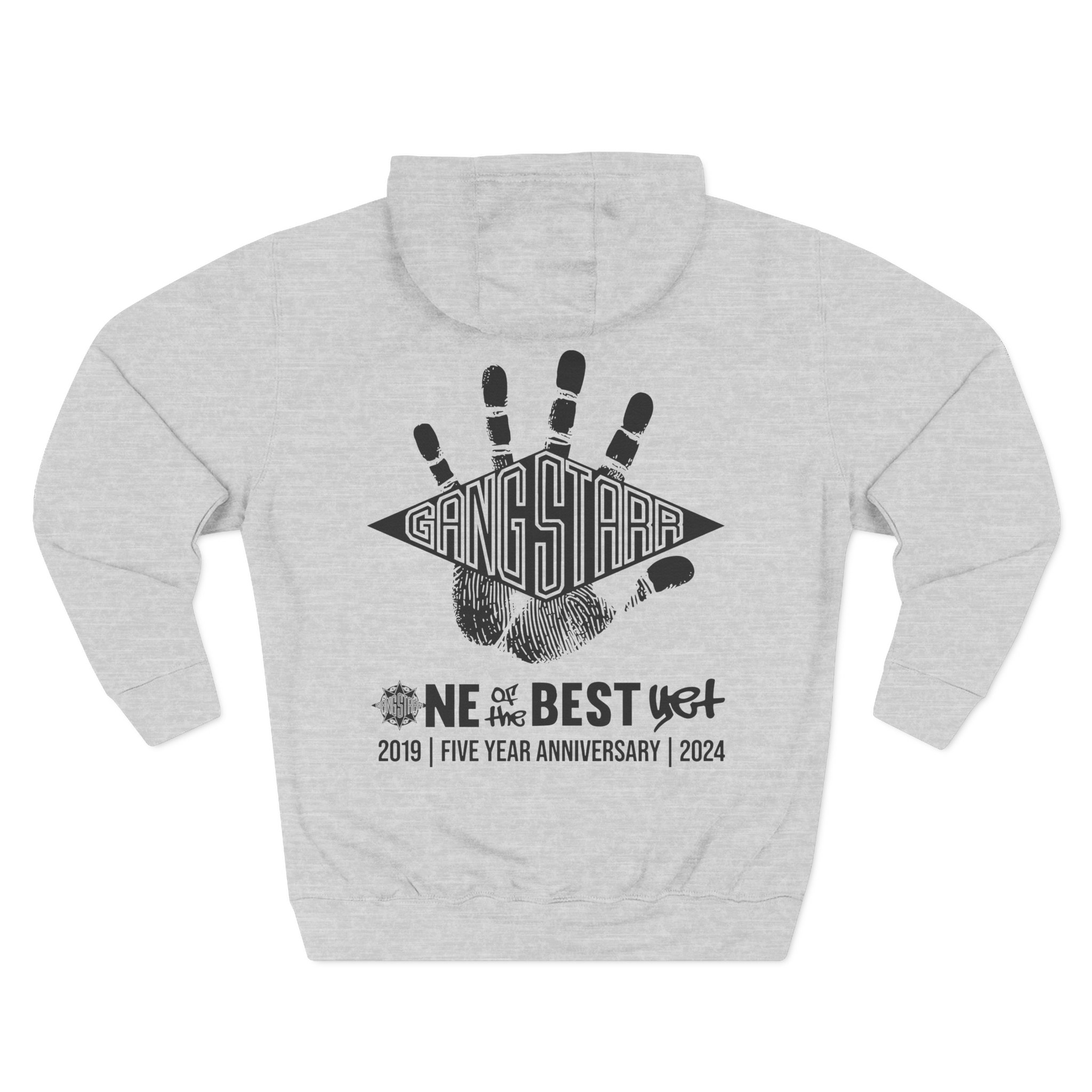 Gang Starr Ootby Fifth Anniversary Three-Panel Fleece Hoodie