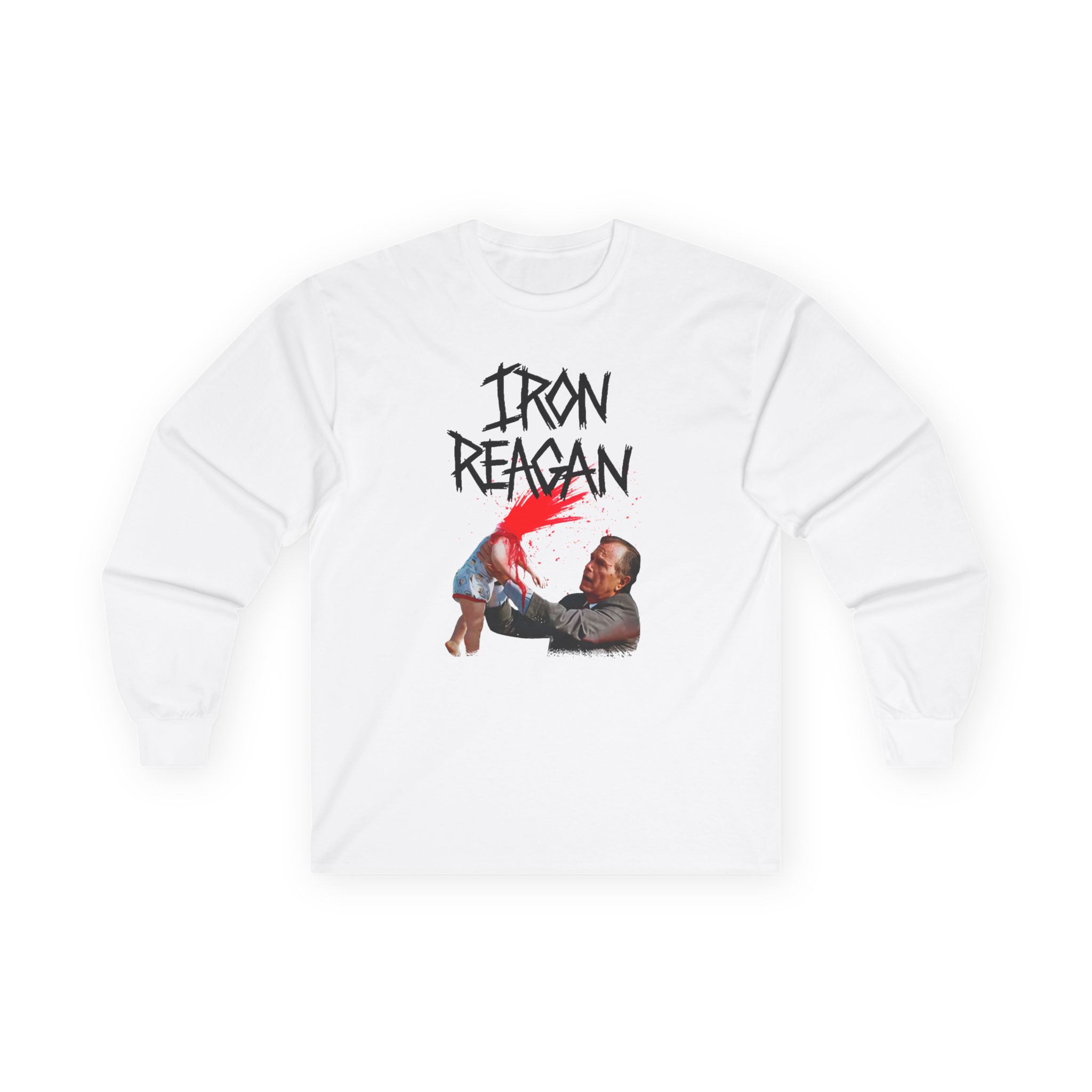 Iron Reagan Asshole Bush Unisex Ultra Cotton Long Sleeve Tee