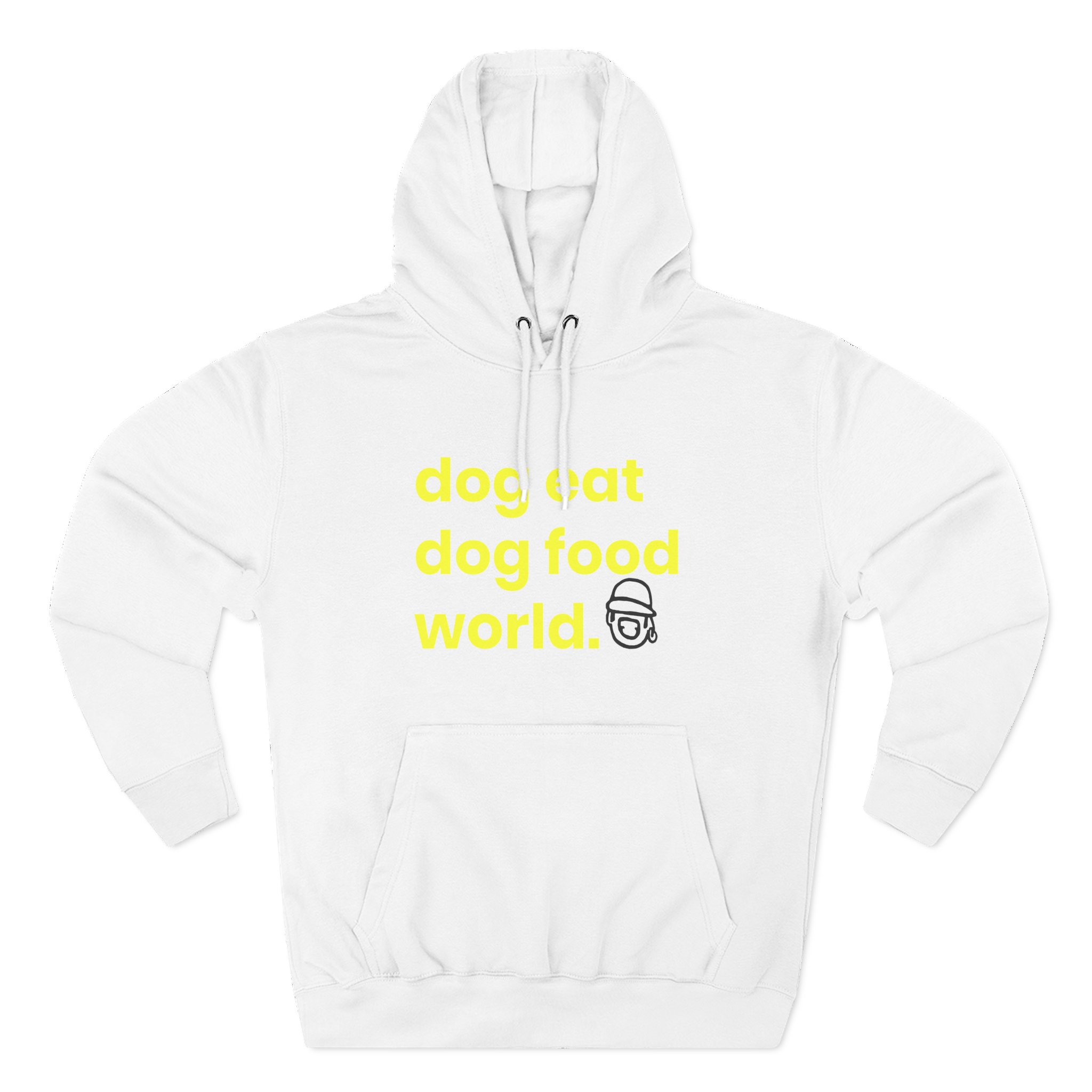 Niko B Dog Eat Dog Food World Three-panel Fleece Hoodie