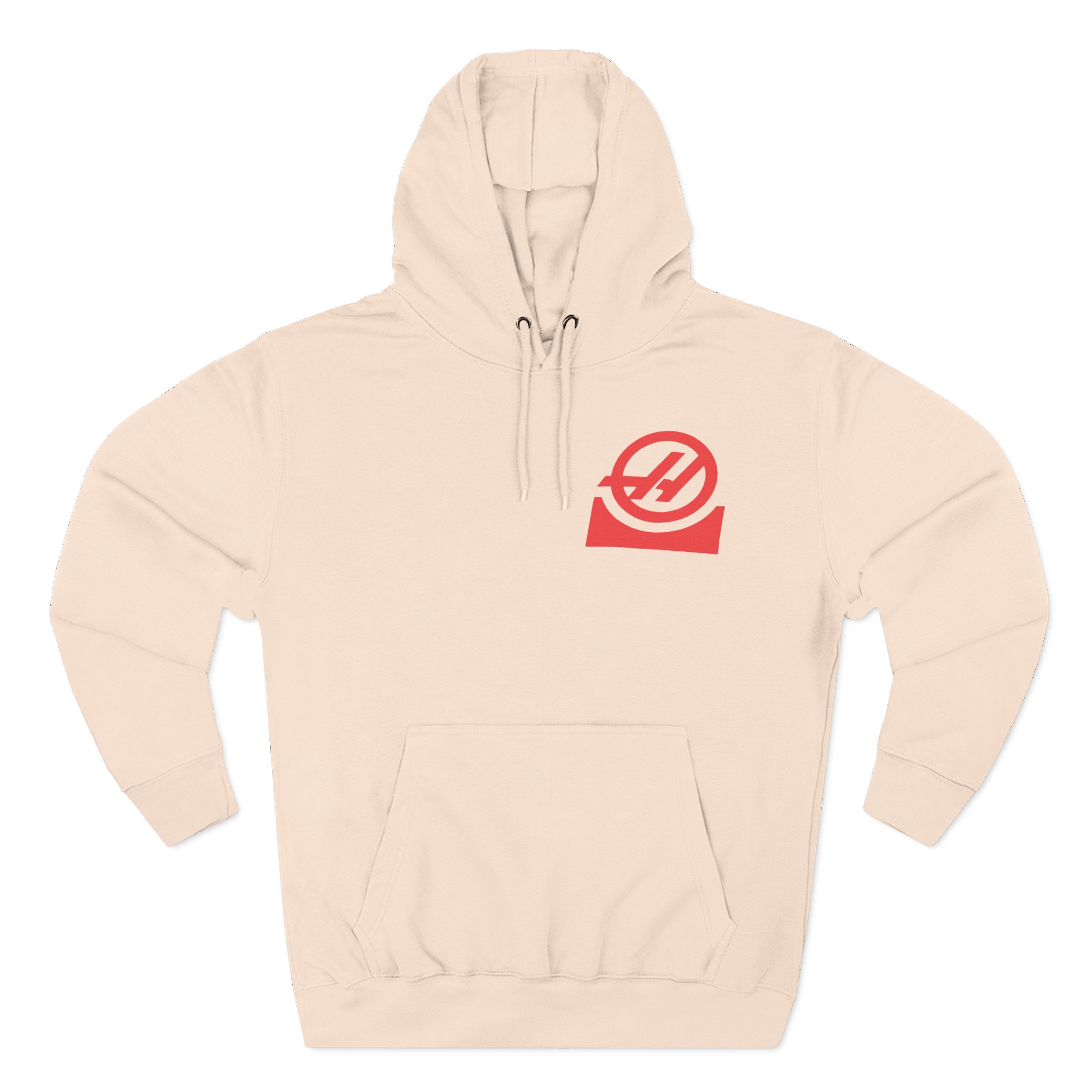 Haas F1 Color Block Three-Panel Fleece Hoodie