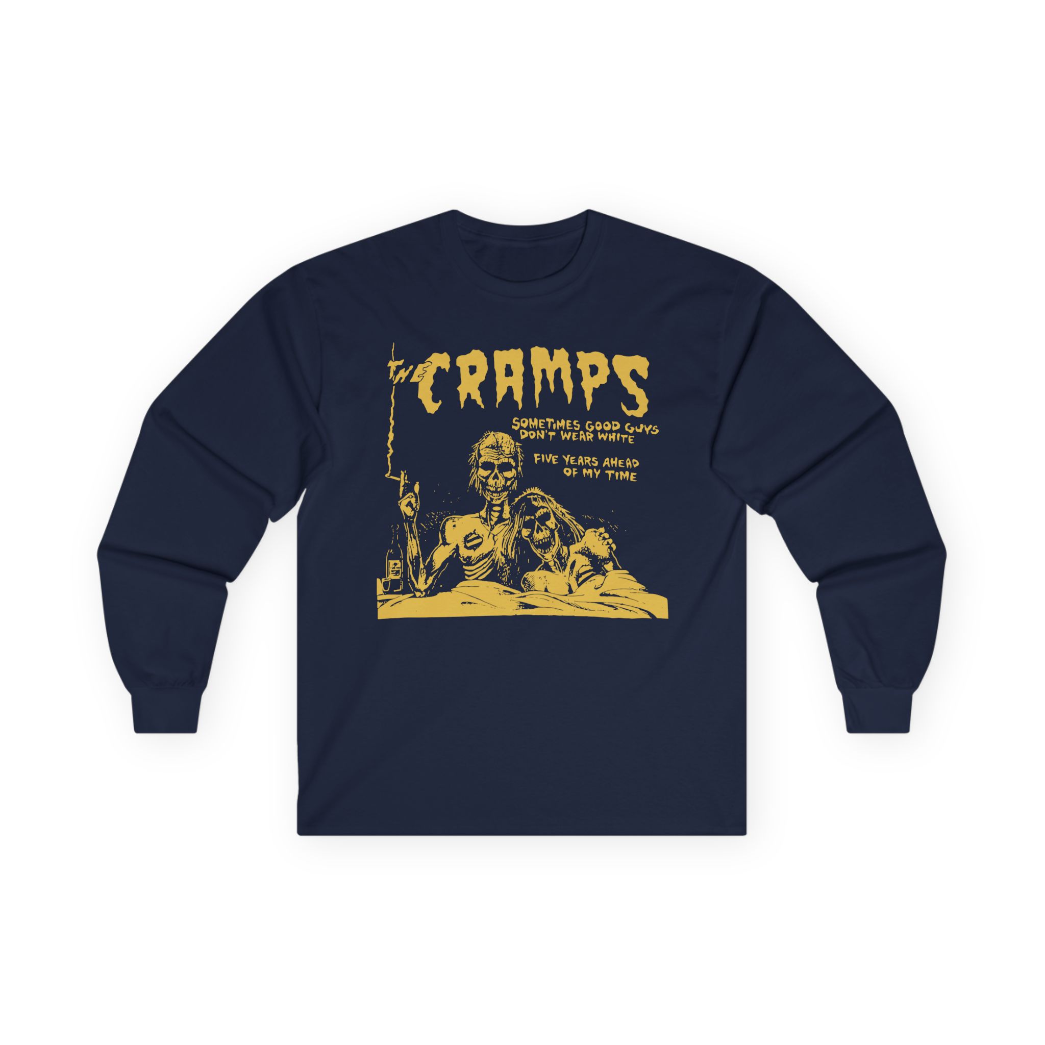 The Cramps Sometimes Good Guys Don’t Wear White Unisex Ultra Cotton Long Sleeve Tee