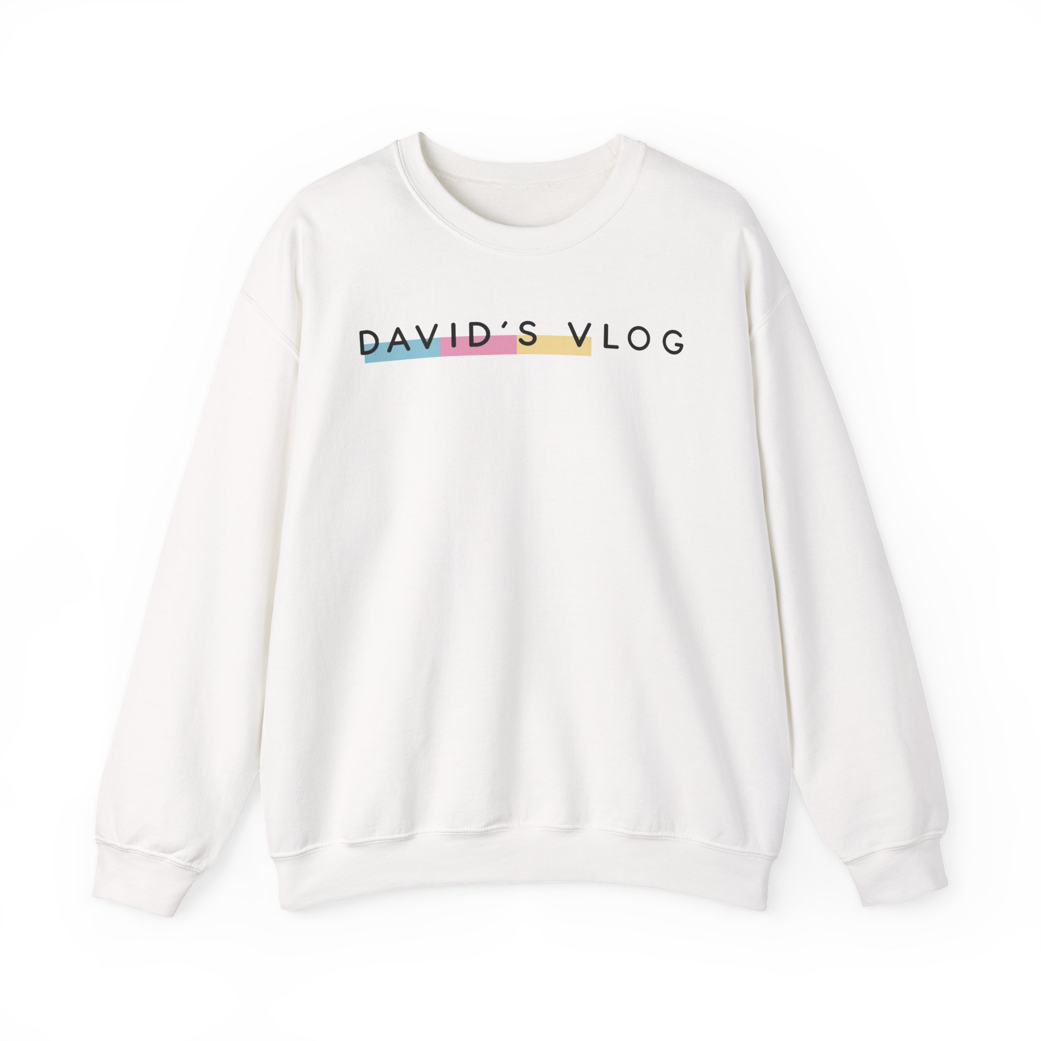 David Dobrik David's Vlog Unisex Heavy Blendâ„¢ Crewneck Sweatshirt