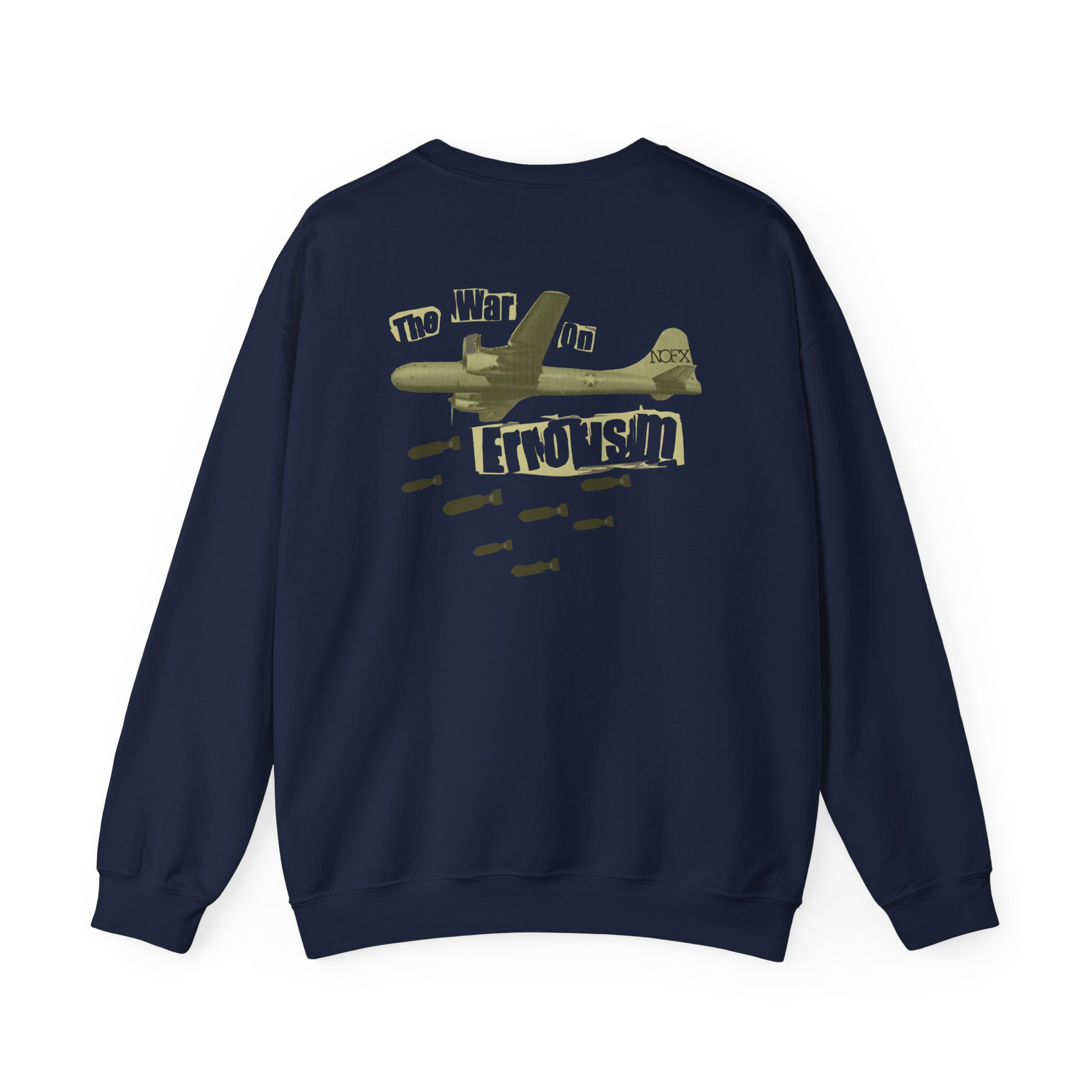 Nofx Dropping Bombs Unisex Heavy Blendâ„¢ Crewneck Sweatshirt