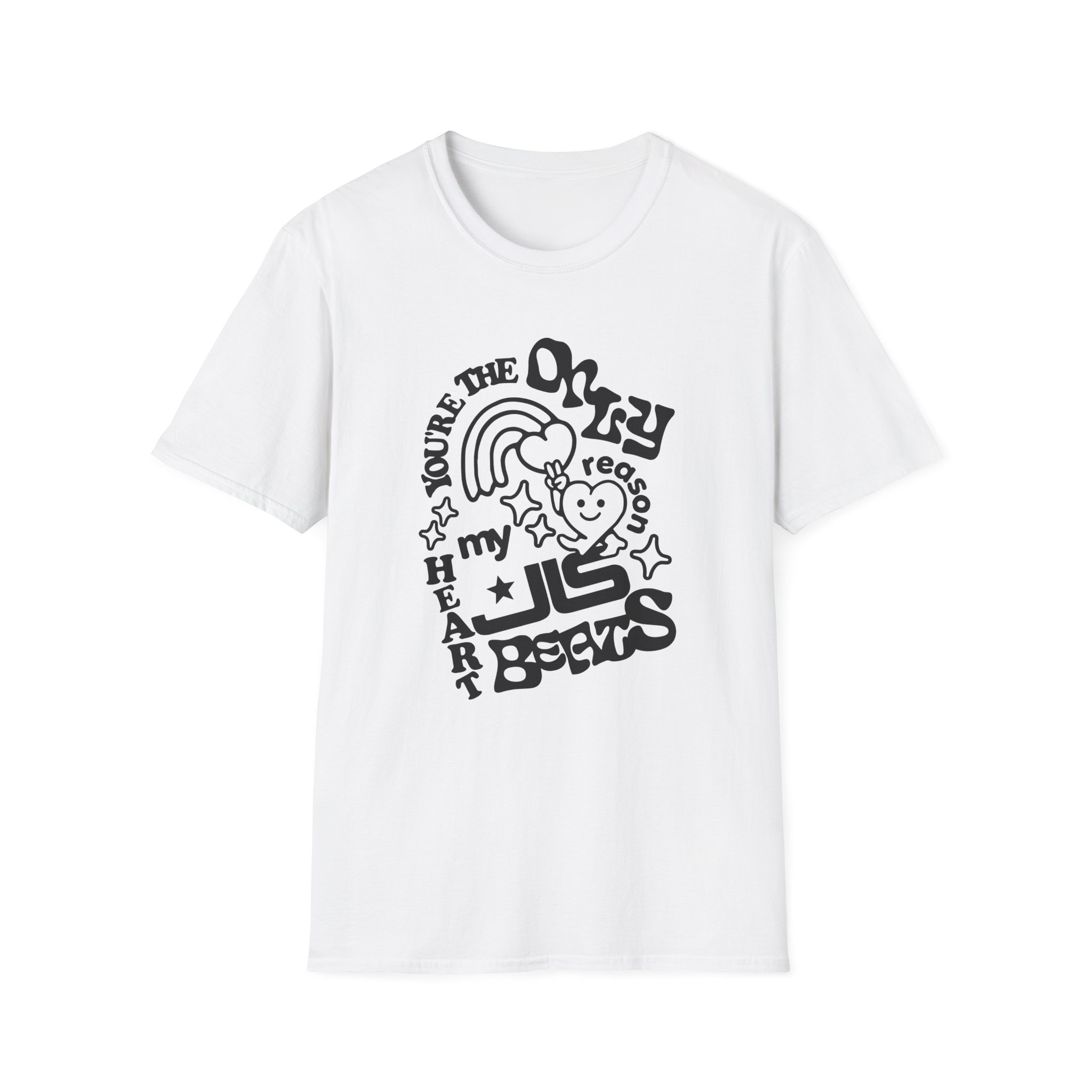 JLS Heart Beats Unisex Softstyle T-Shirt