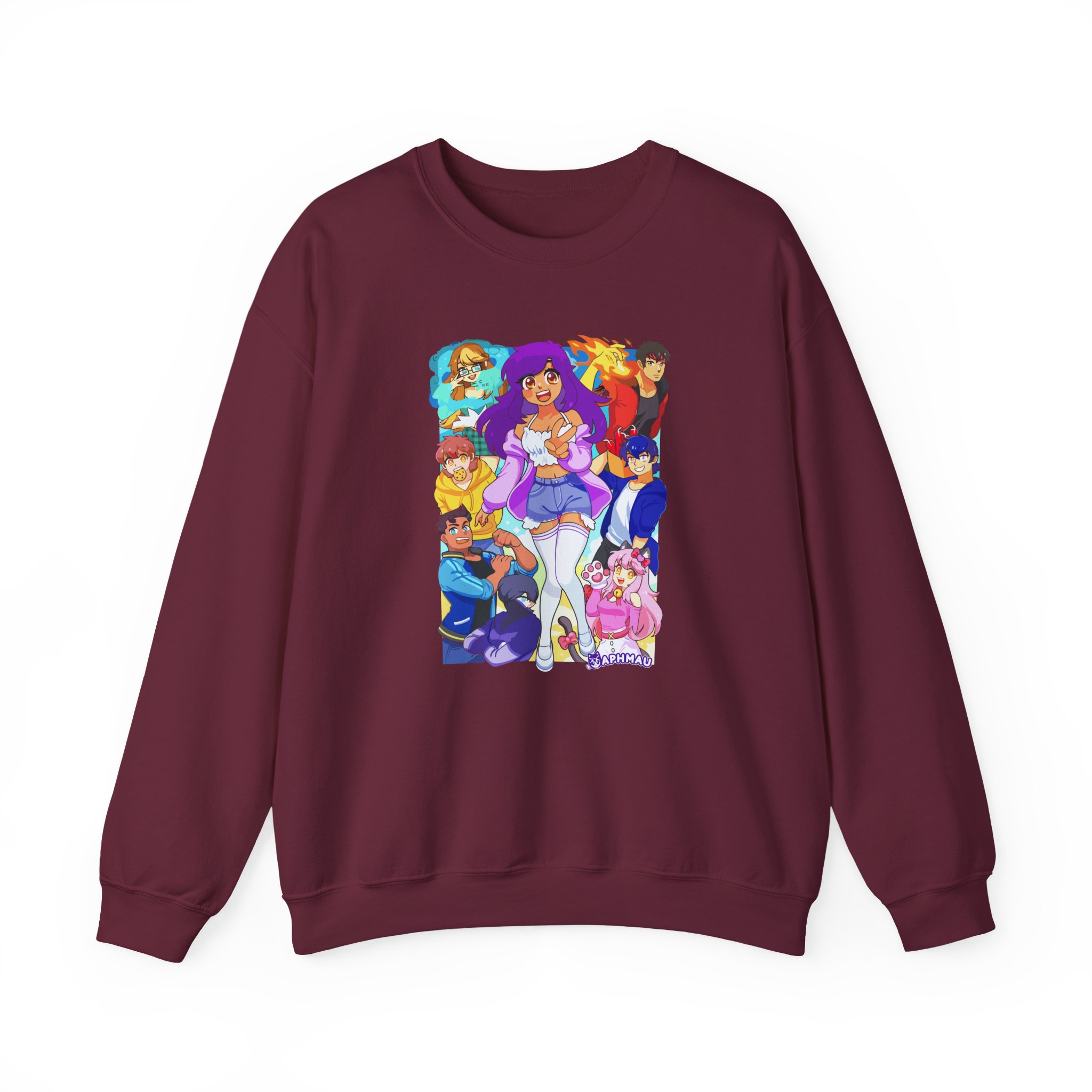 Aphmau & Friends Unisex Heavy Blendâ„¢ Crewneck Sweatshirt