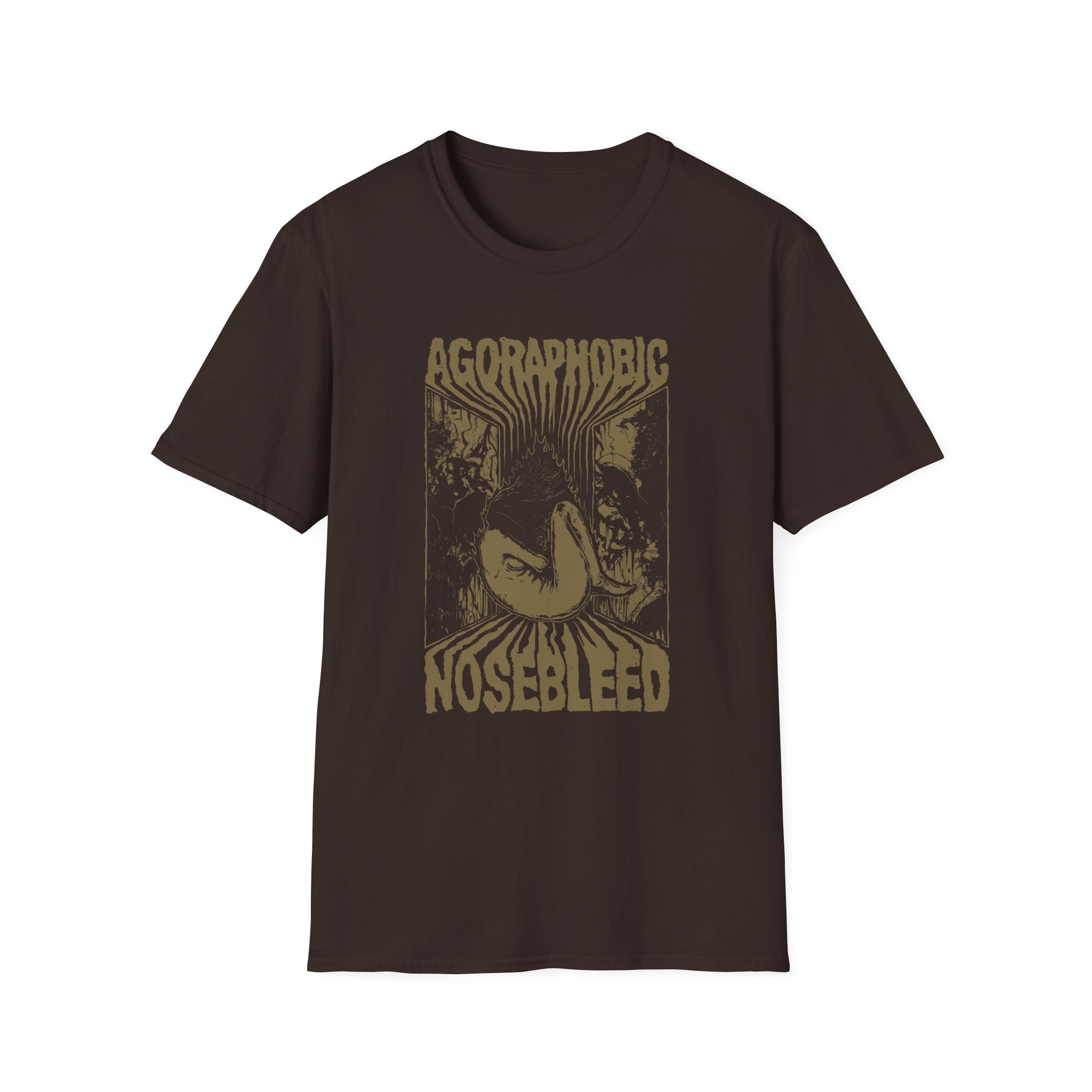 Agoraphobic Nosebleed Gnaw Unisex Softstyle T-Shirt