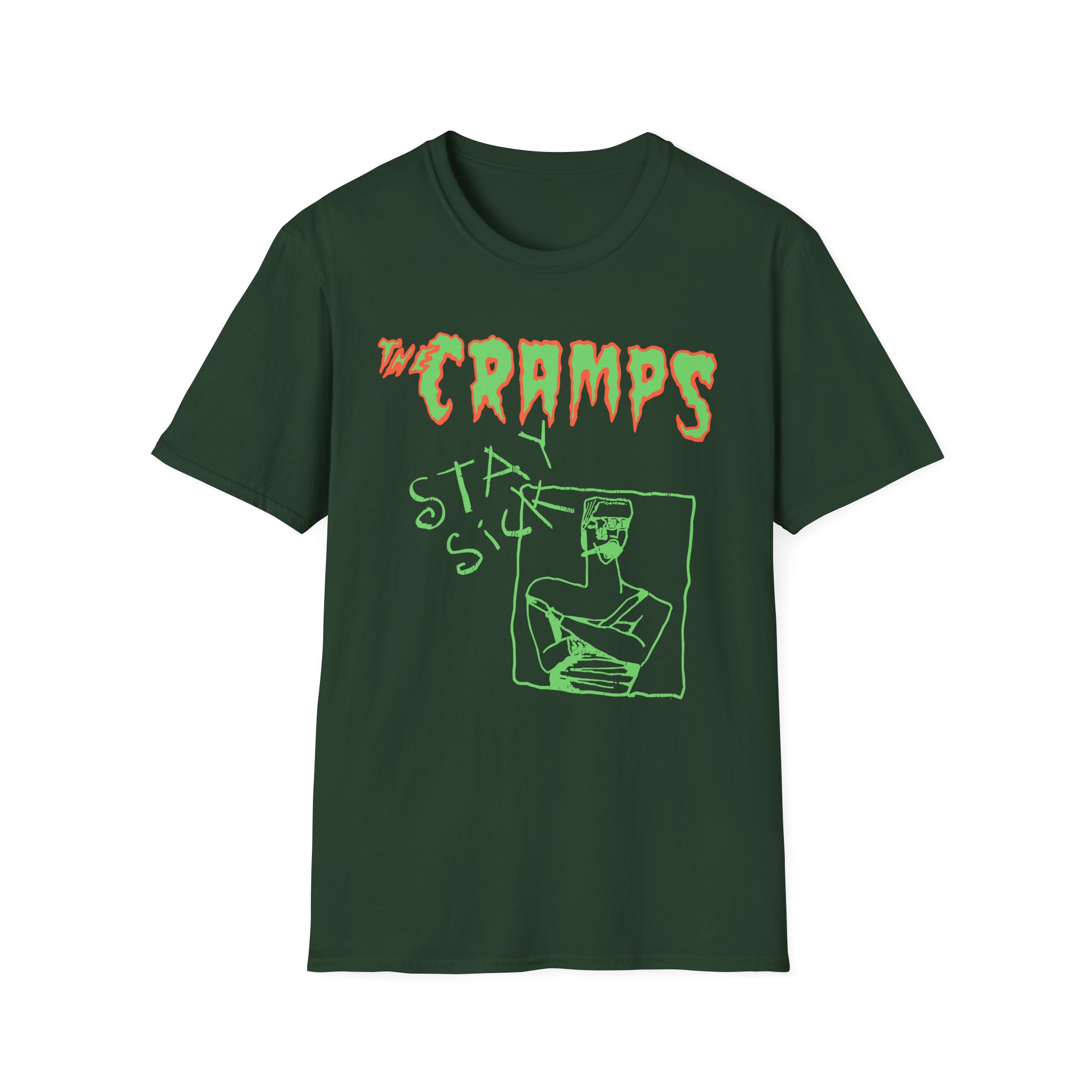 The Cramps Stay Sick Unisex Softstyle T-Shirt