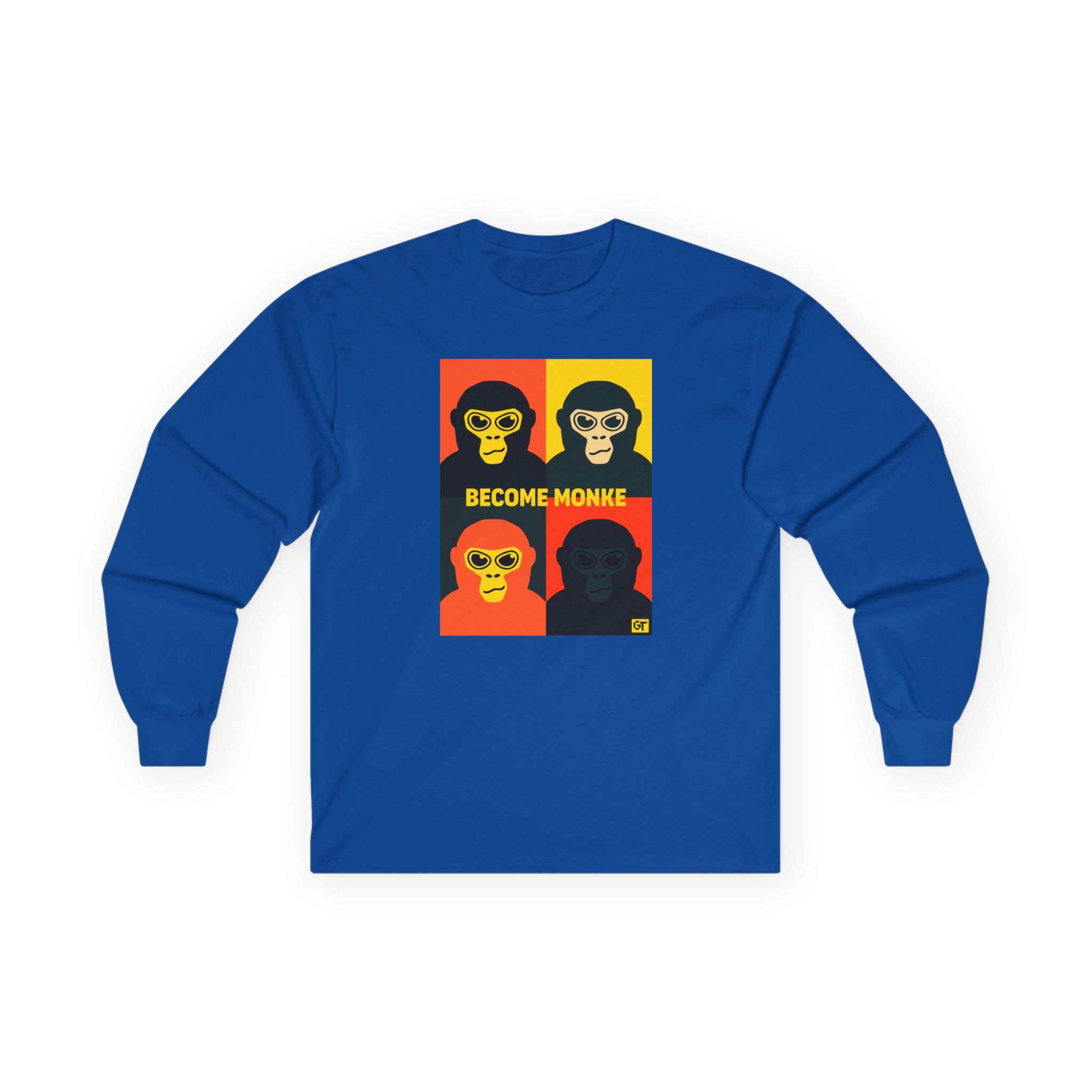 Gorilla Tag Become Monke Unisex Ultra Cotton Long Sleeve Tee