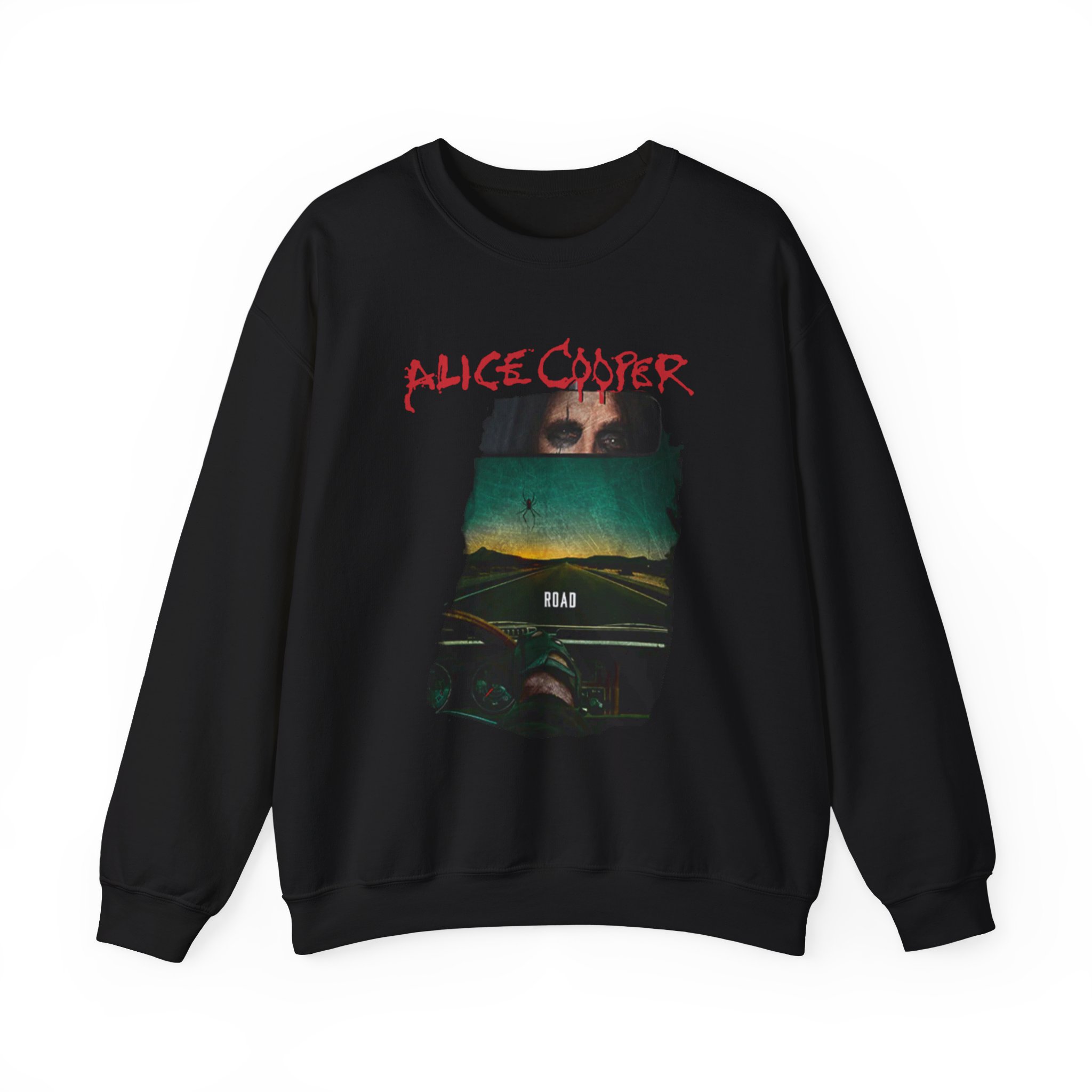 Alice Cooper Road Album Cover Unisex Heavy Blendâ„¢ Crewneck Sweatshirt