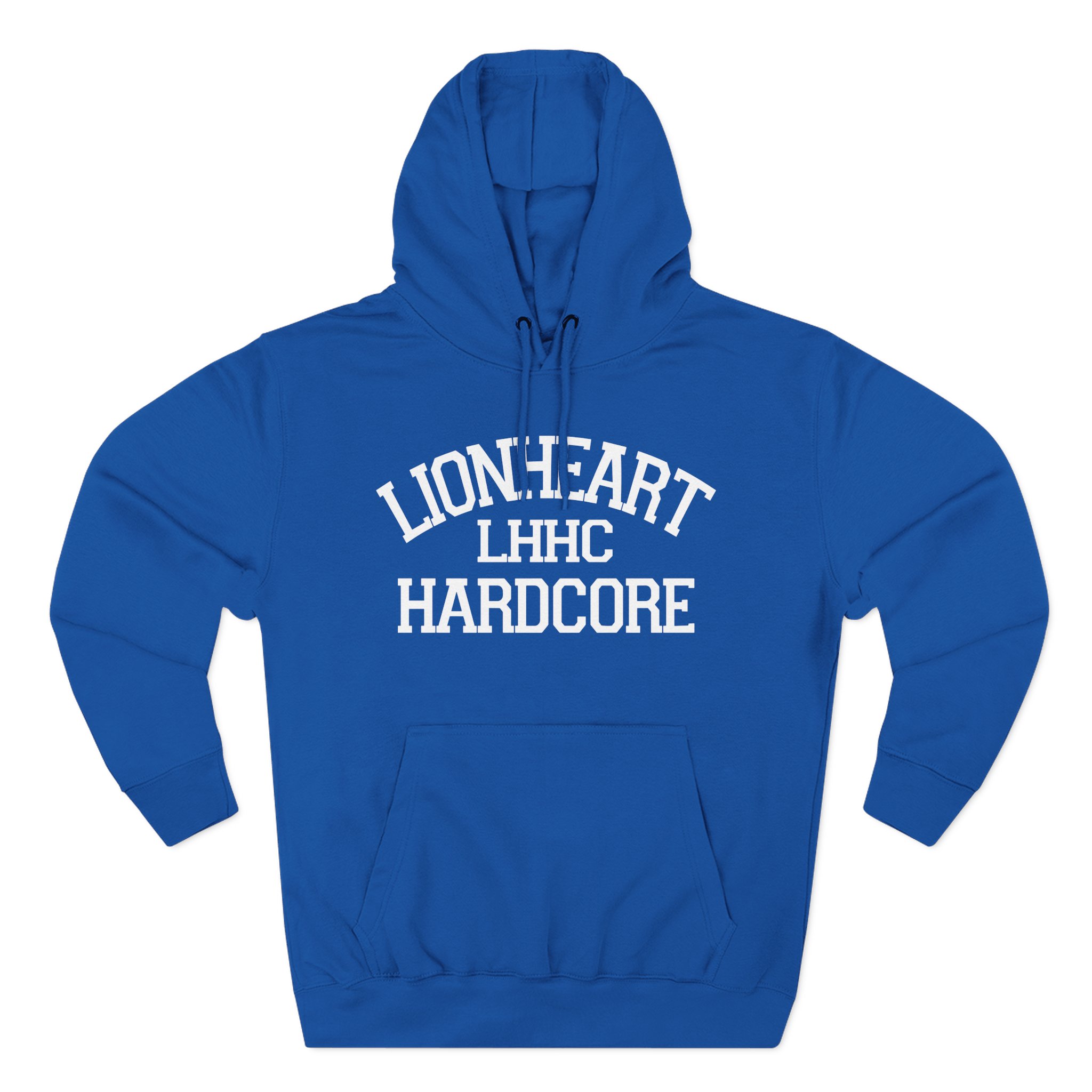 Lionheart "Stacked" Three-Panel Fleece Hoodie