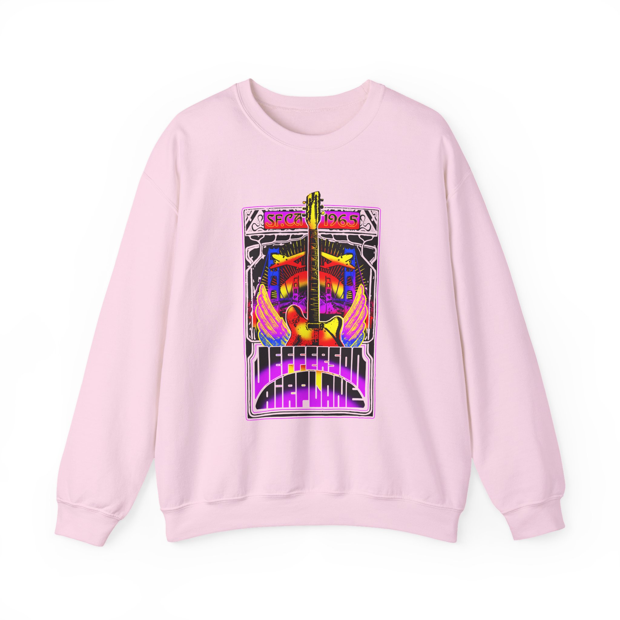 Jefferson Airplane San Francisco 1965 Unisex Heavy Blendâ„¢ Crewneck Sweatshirt