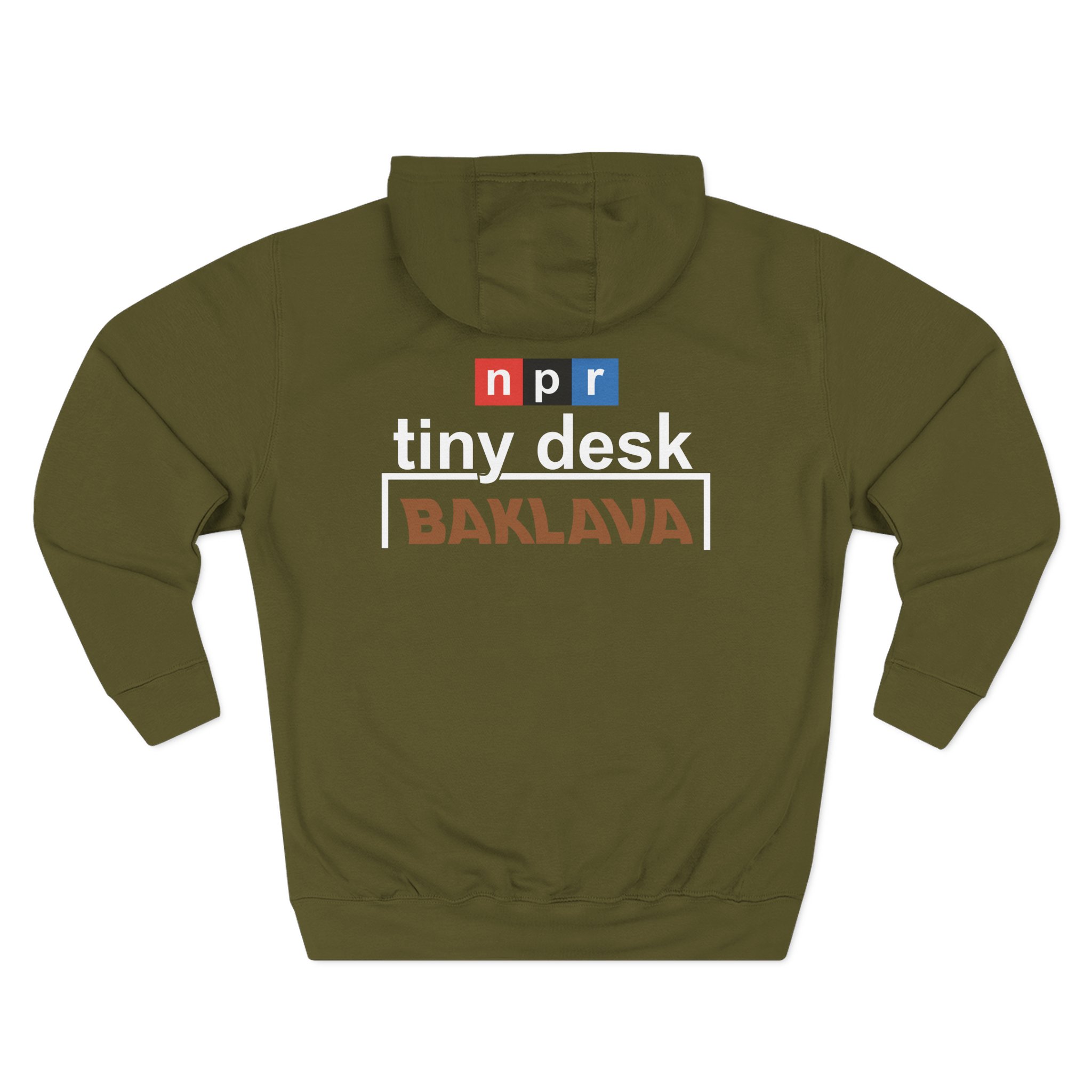 Action Bronson Baklava X Npr Tiny Desk Three-Panel Fleece Hoodie