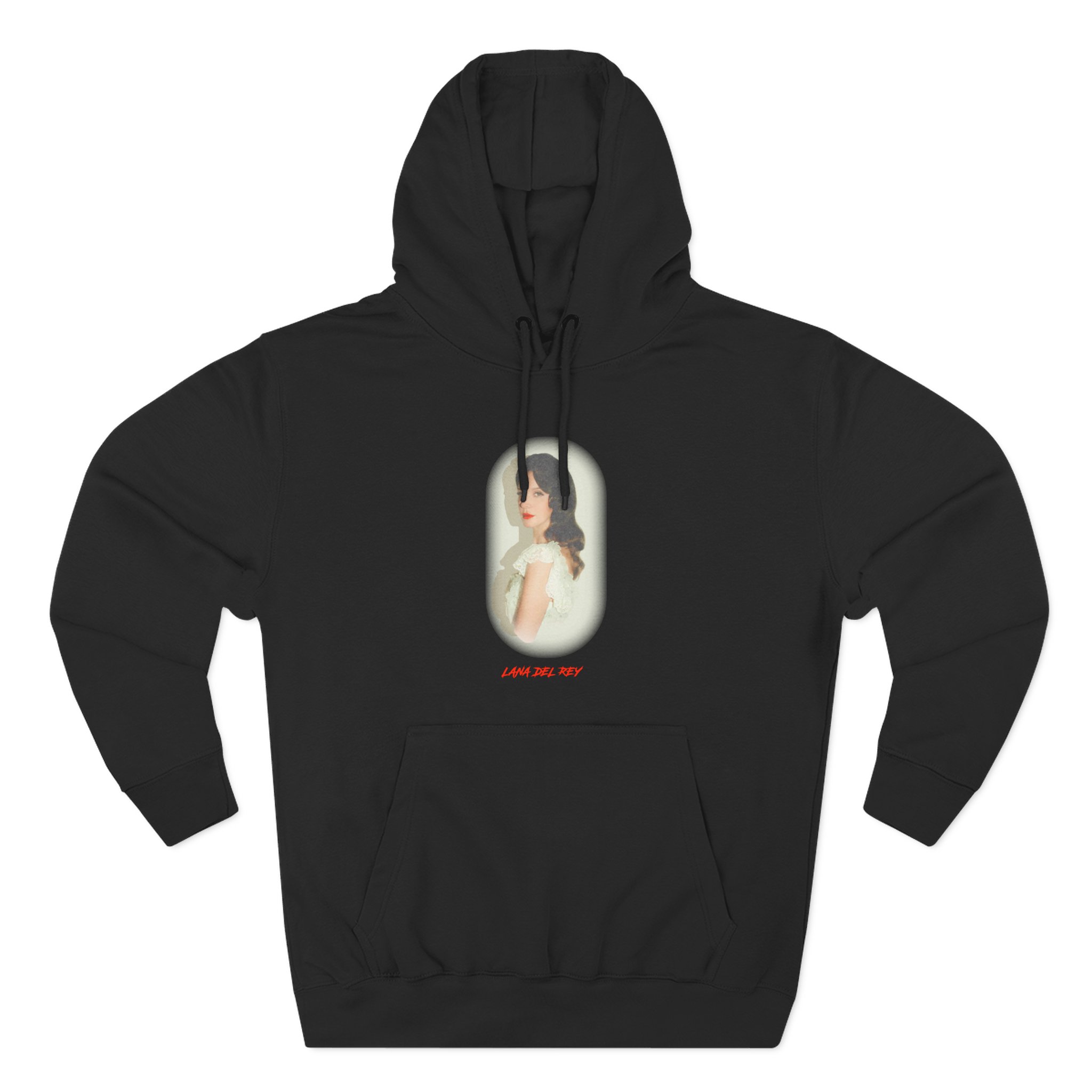 Lanadelrey Indio Portrait Three-Panel Fleece Hoodie