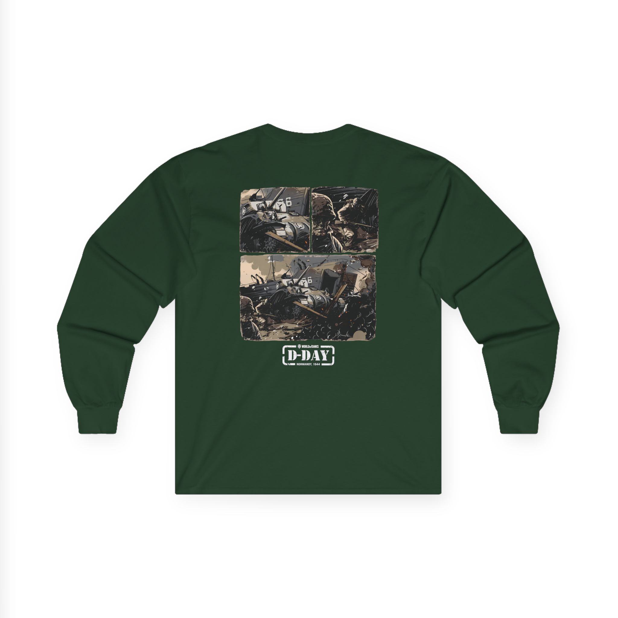 World of Tank Wot D-day Fury Storm Unisex Ultra Cotton Long Sleeve Tee