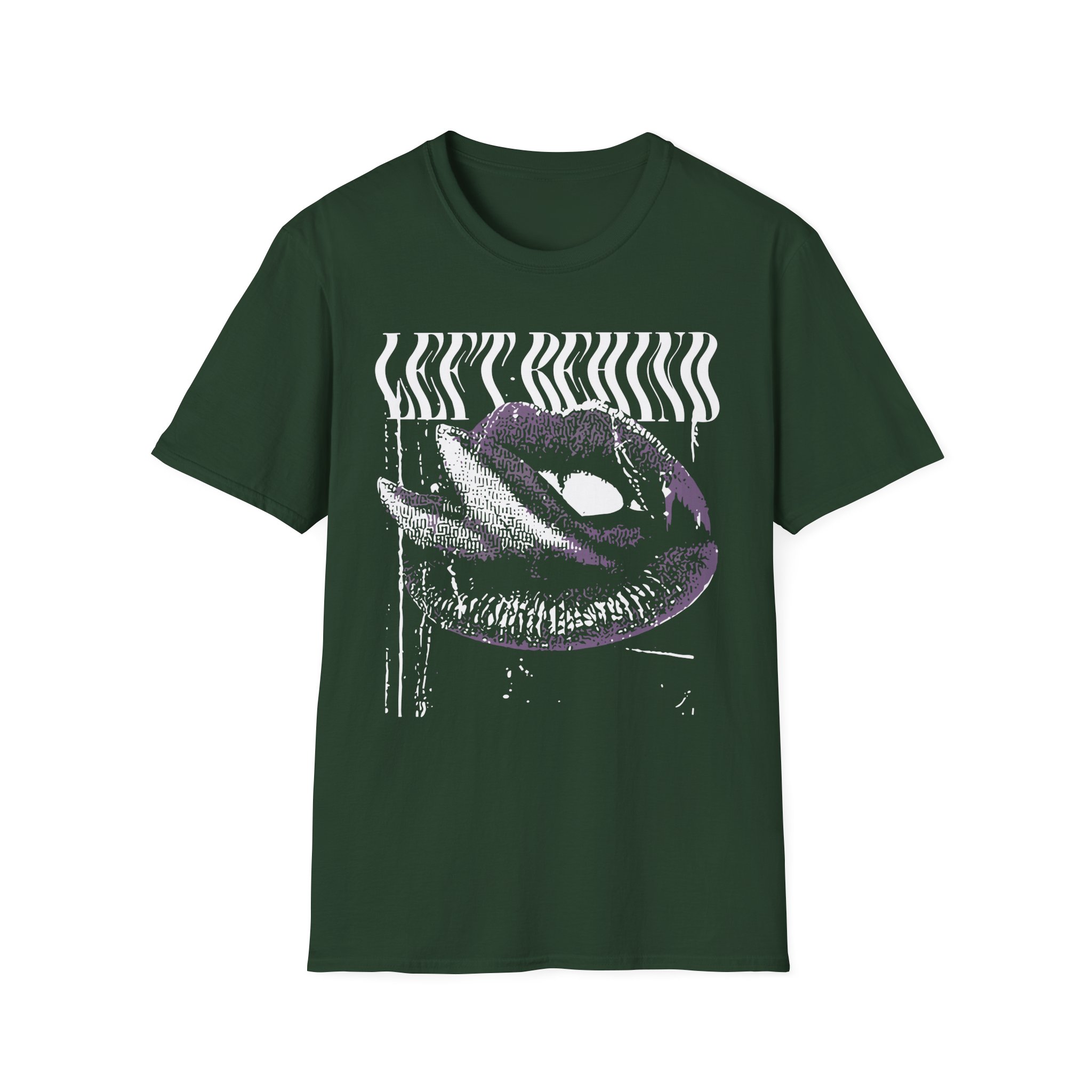 Left Behind Split Tongue Unisex Softstyle T-Shirt