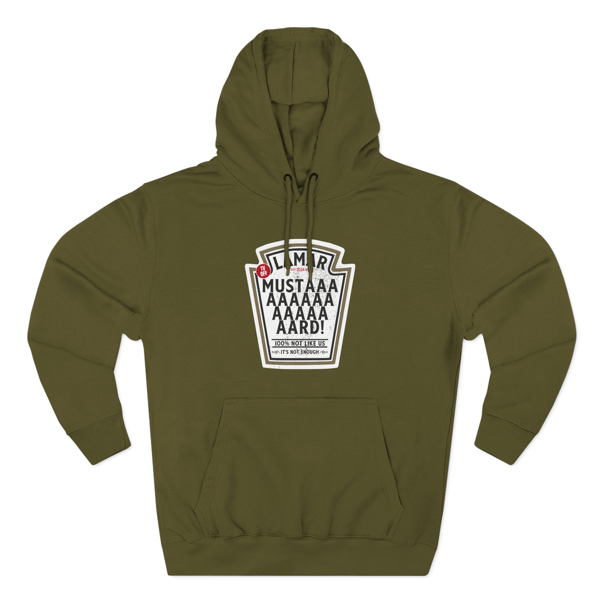 Kendrick Lamar Mustard Tv Off Three-Panel Fleece Hoodie