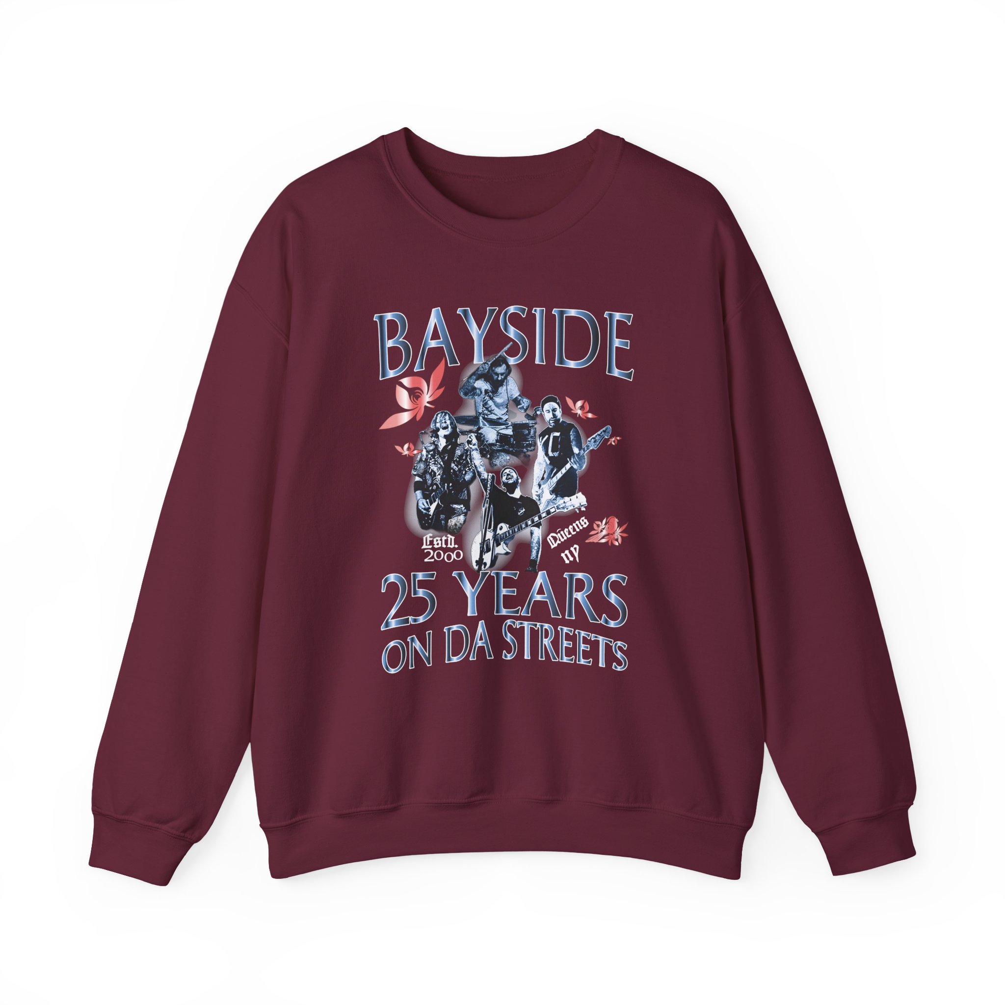 Bayside Bootleg Unisex Heavy Blendâ„¢ Crewneck Sweatshirt
