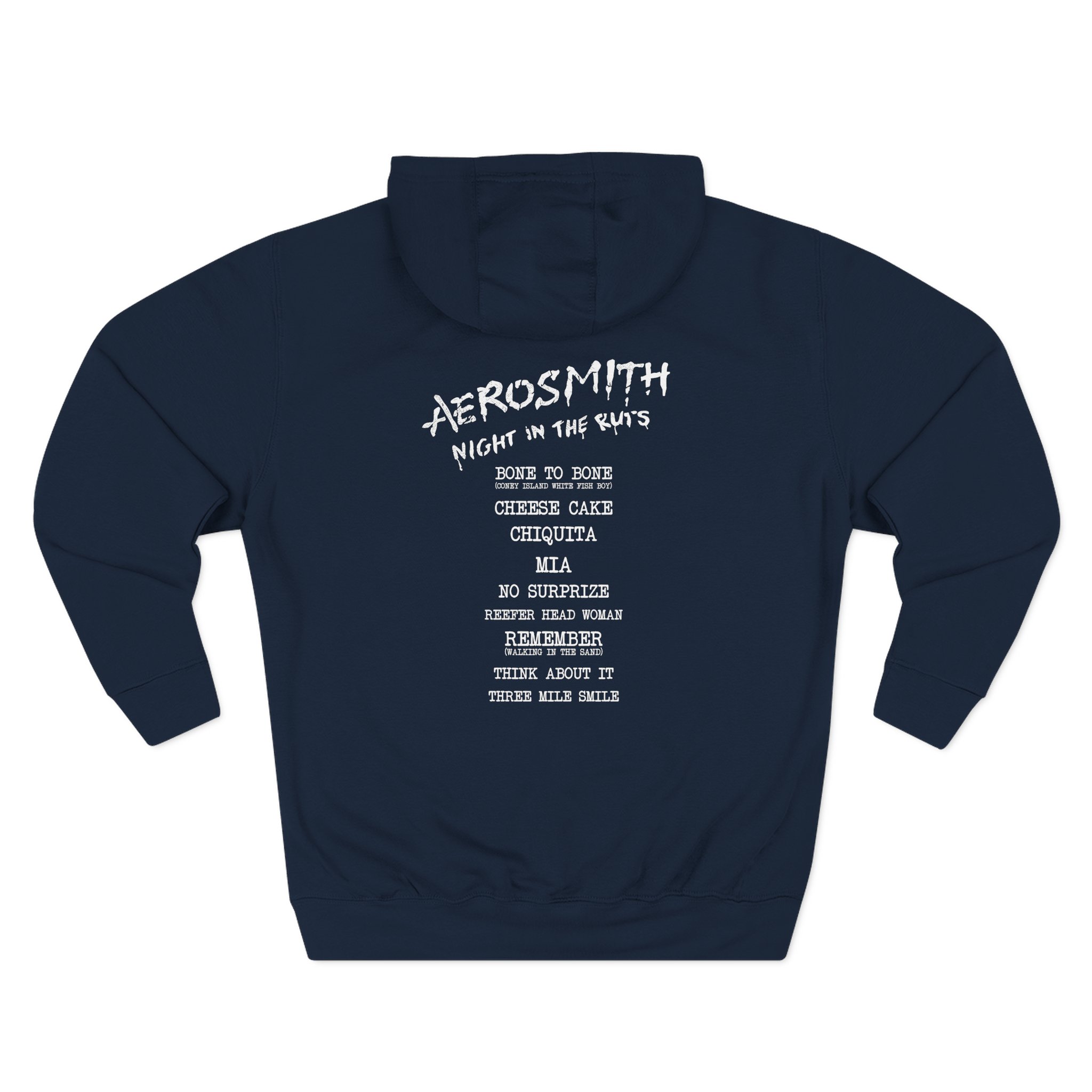 AS Night in the Ruts Tracklist Three-Panel Fleece Hoodie