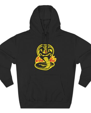 Cobra Kai Logo Three-Panel Fleece Hoodie