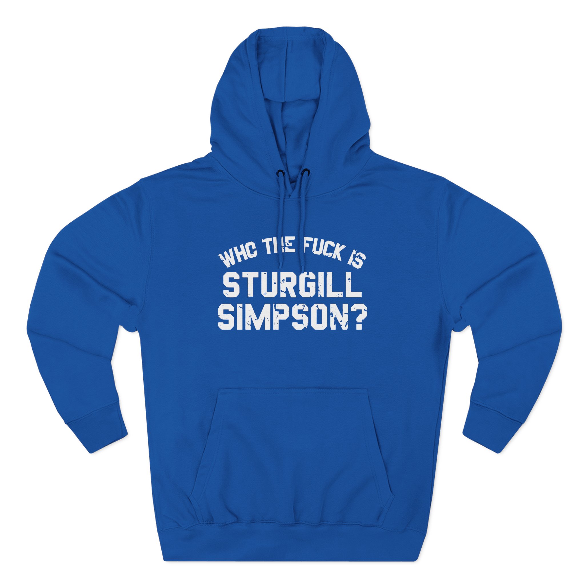Sturgill Simpson Who The F*ck Is Sturgill Simpson Three-Panel Fleece Hoodie