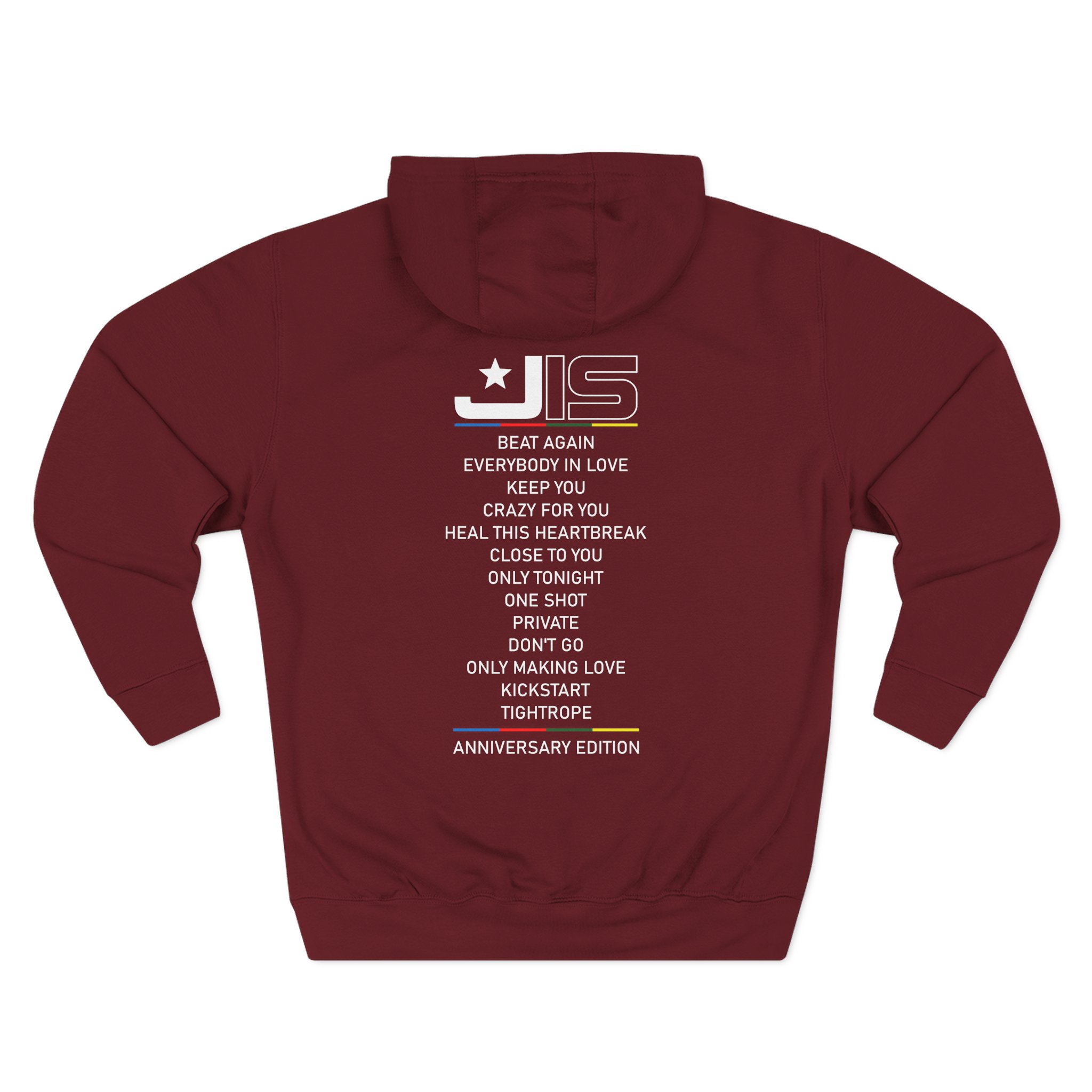 JLS J15 Anniversary Three-Panel Fleece Hoodie