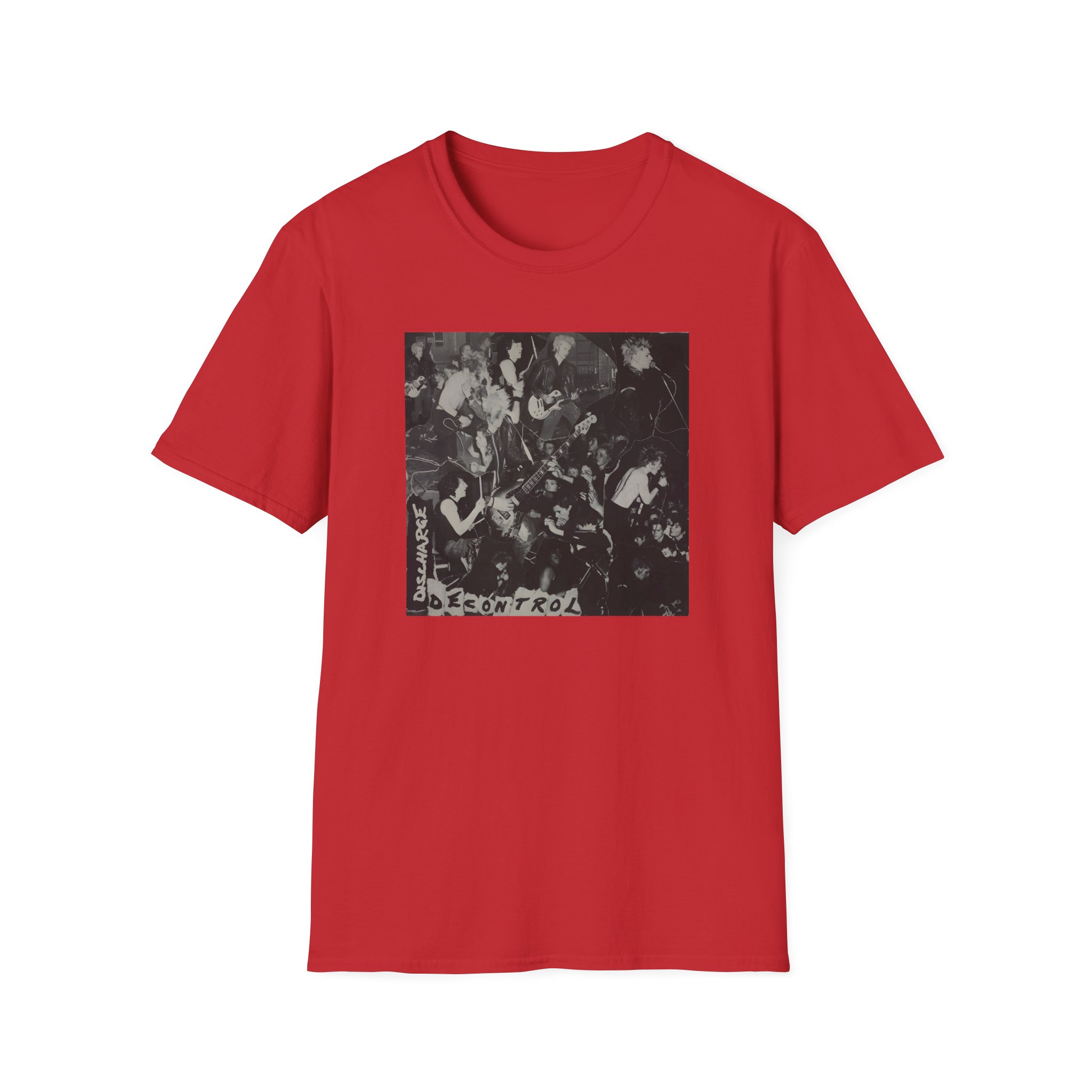 Discharge Decontrol Unisex Softstyle T-Shirt