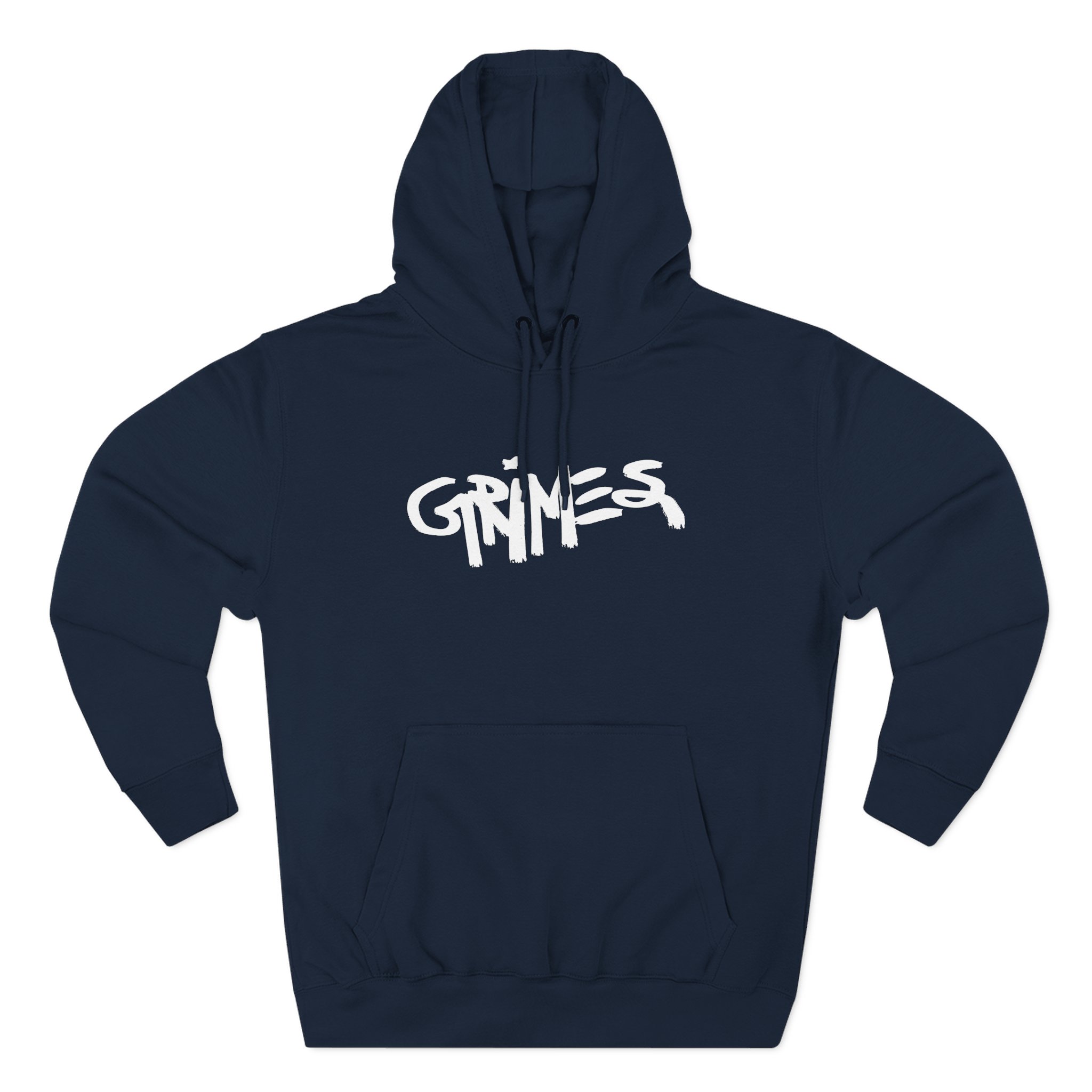 Grimes Logo Three-panel Fleece Hoodie