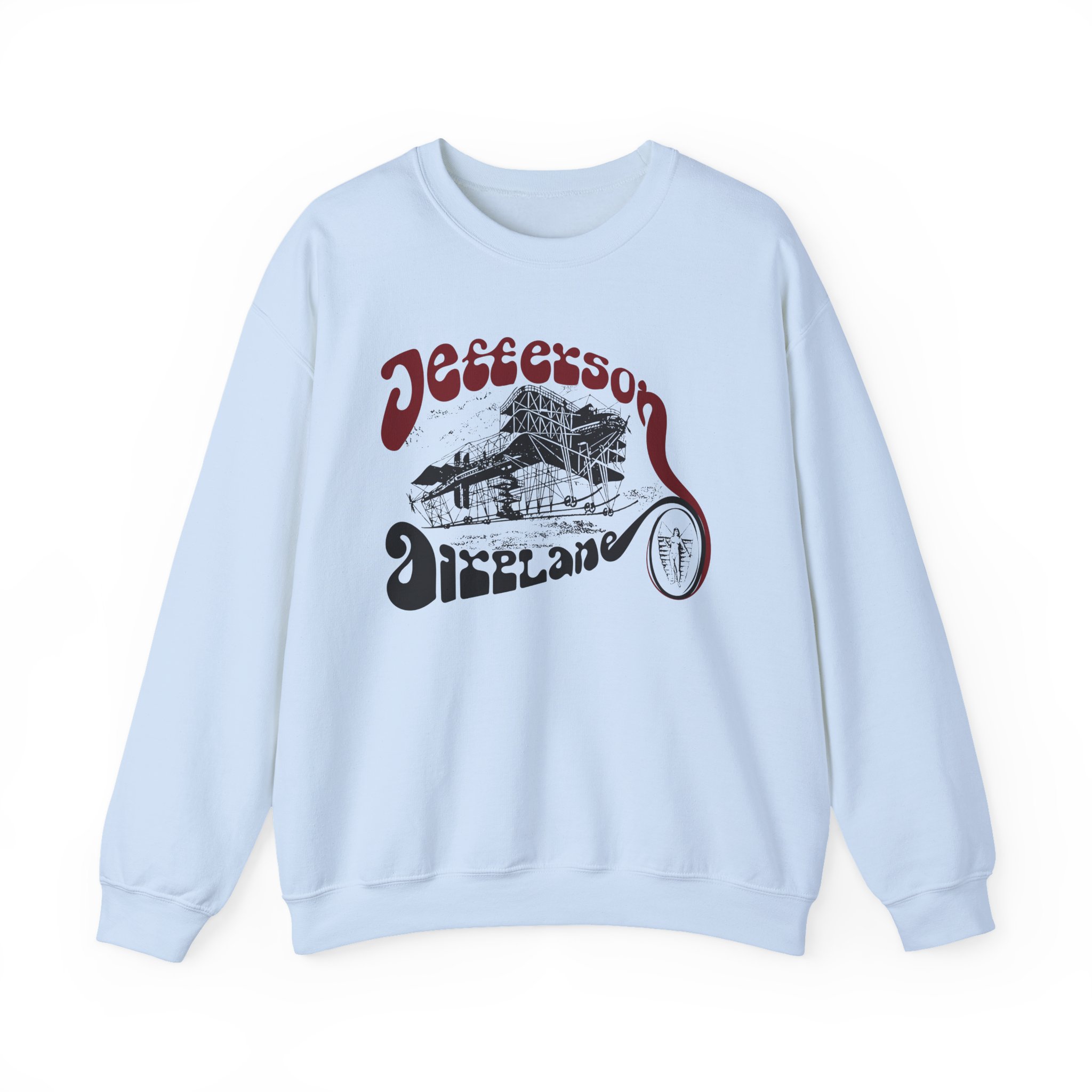 Jefferson Airplane Vintage Plane Unisex Heavy Blendâ„¢ Crewneck Sweatshirt