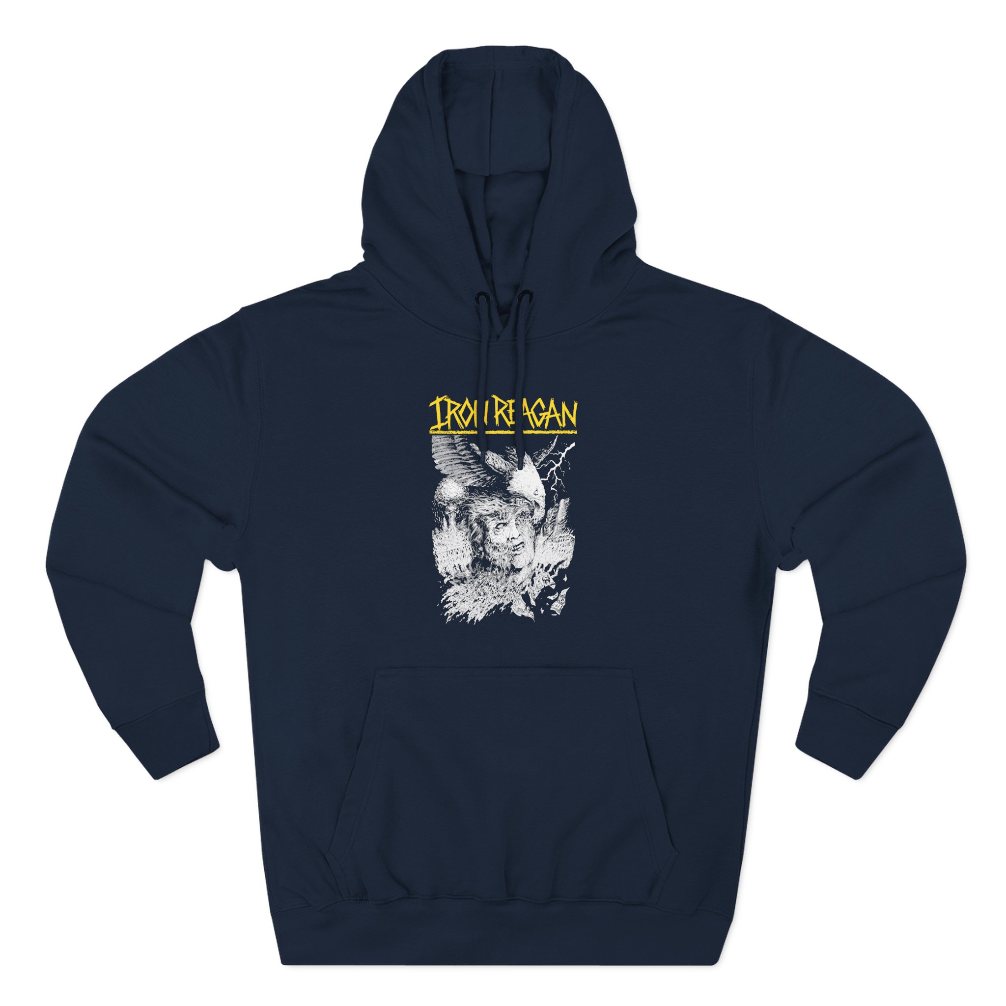 Iron Reagan Eagle Three-Panel Fleece Hoodie