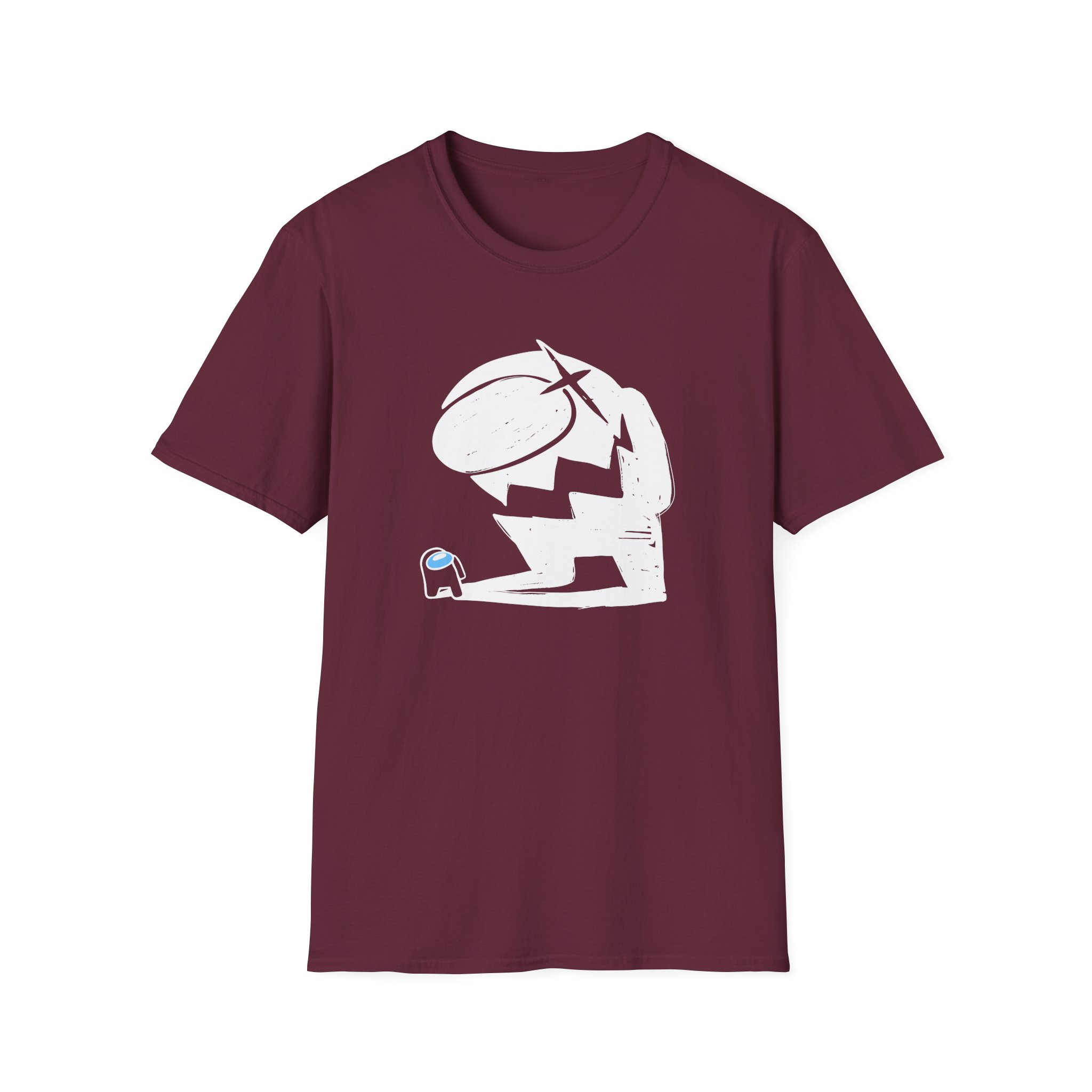 Among Us Impostor Black Shadow Unisex Softstyle T-Shirt