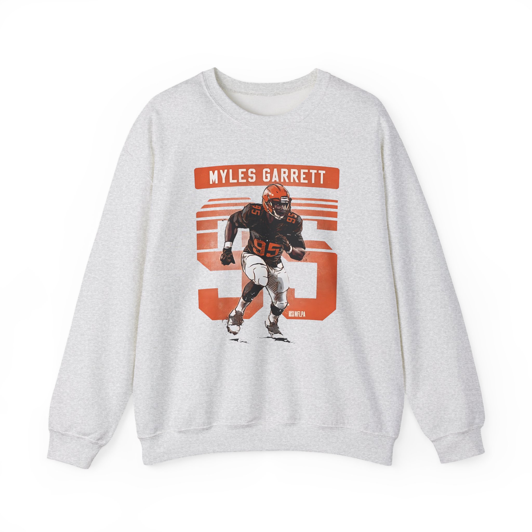 Myles Garrett Grunge Unisex Heavy Blendâ„¢ Crewneck Sweatshirt