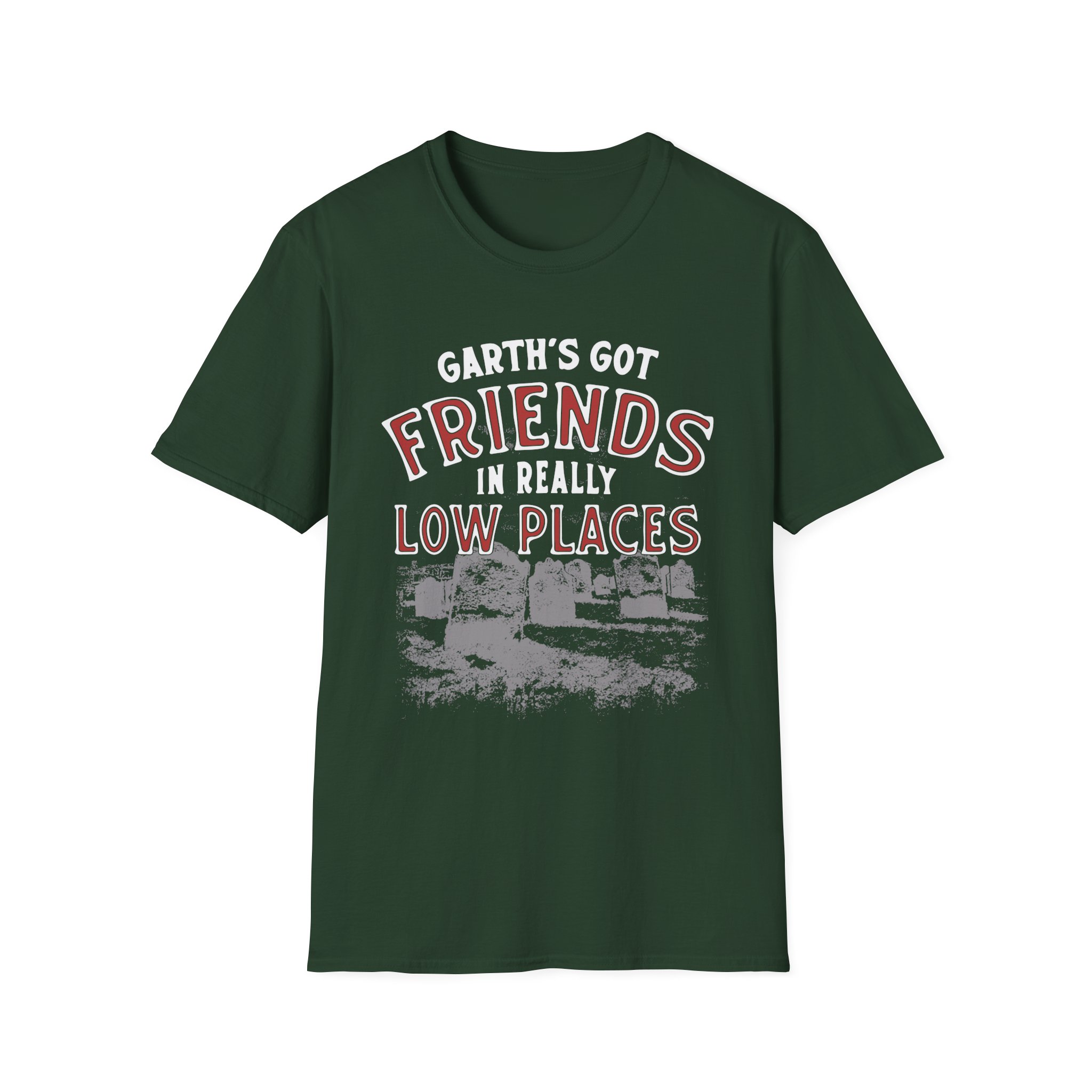 Ymh Friends In Really Low Places Unisex Softstyle T-Shirt