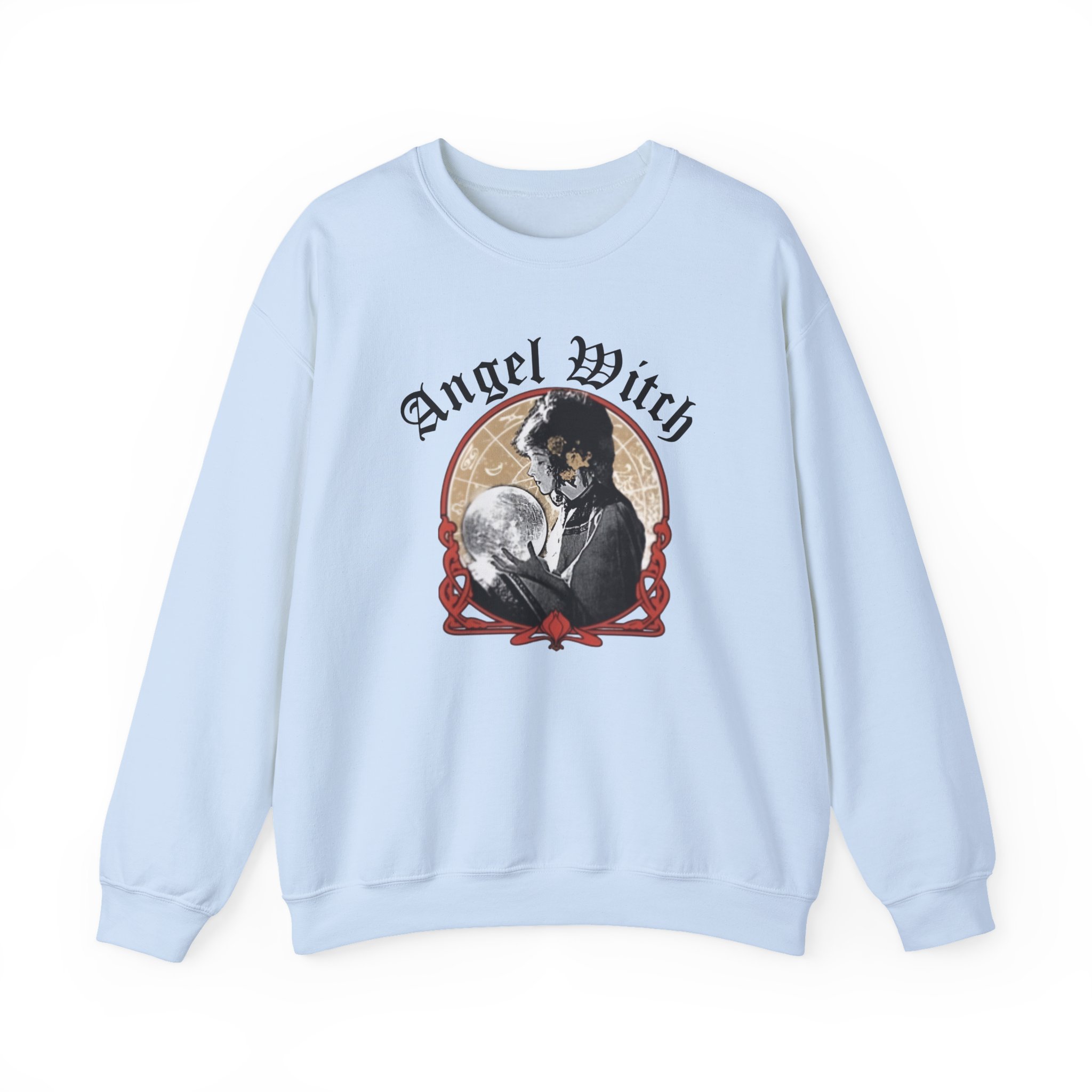 Angel Witch Sorceress Unisex Heavy Blendâ„¢ Crewneck Sweatshirt