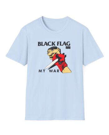 Black Flag My War Unisex Softstyle T-Shirt