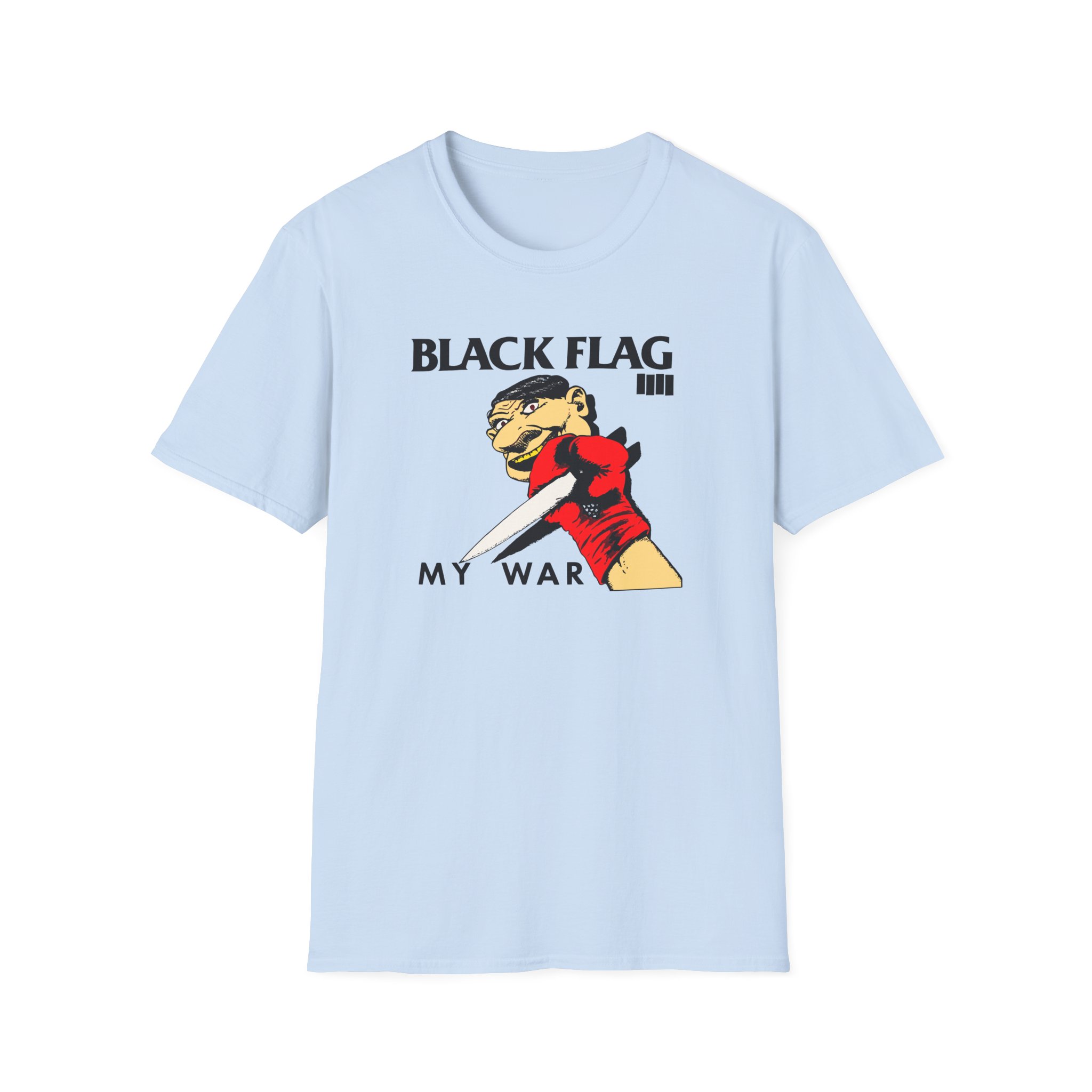 Black Flag My War Unisex Softstyle T-Shirt
