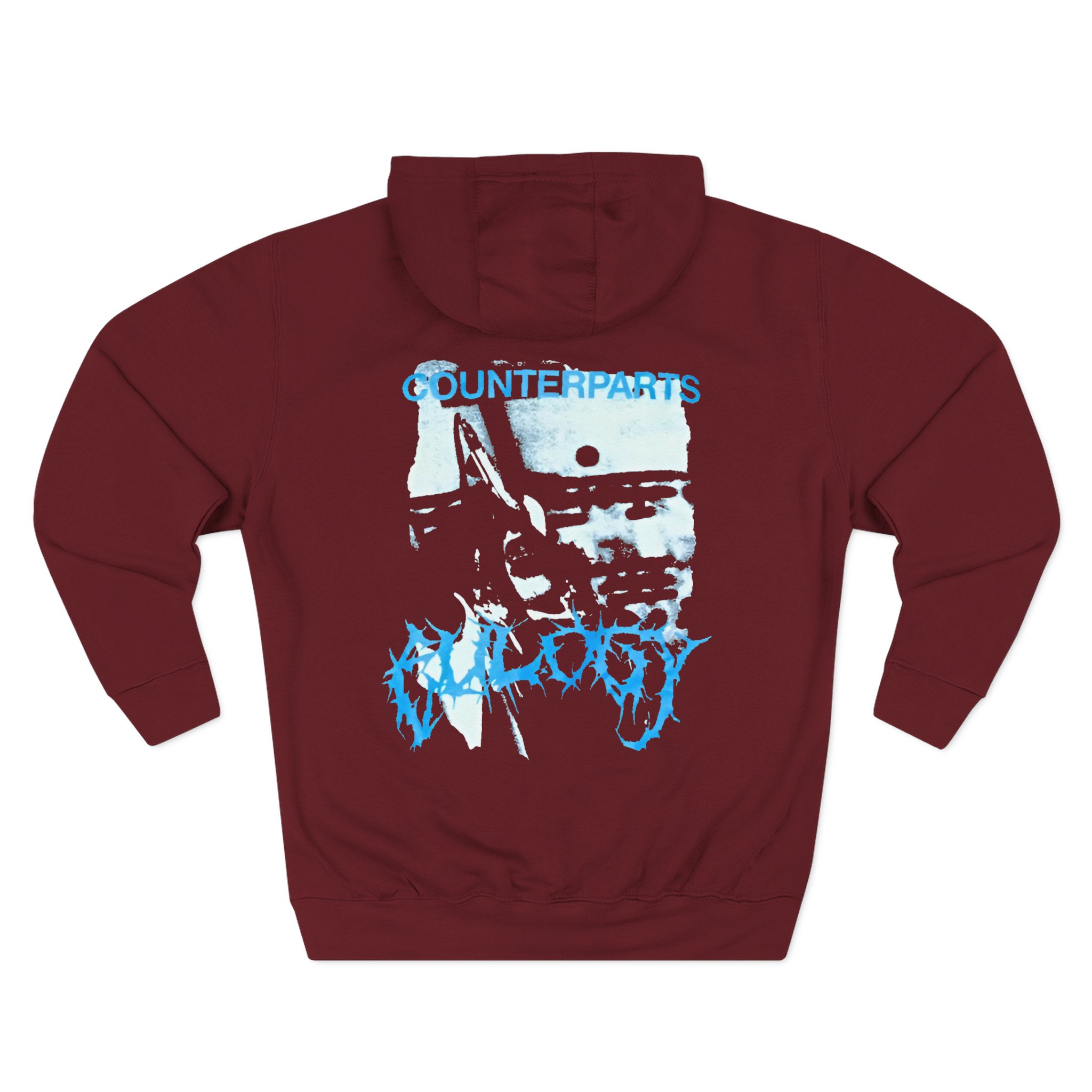 Counterparts Three-Panel Fleece Hoodie