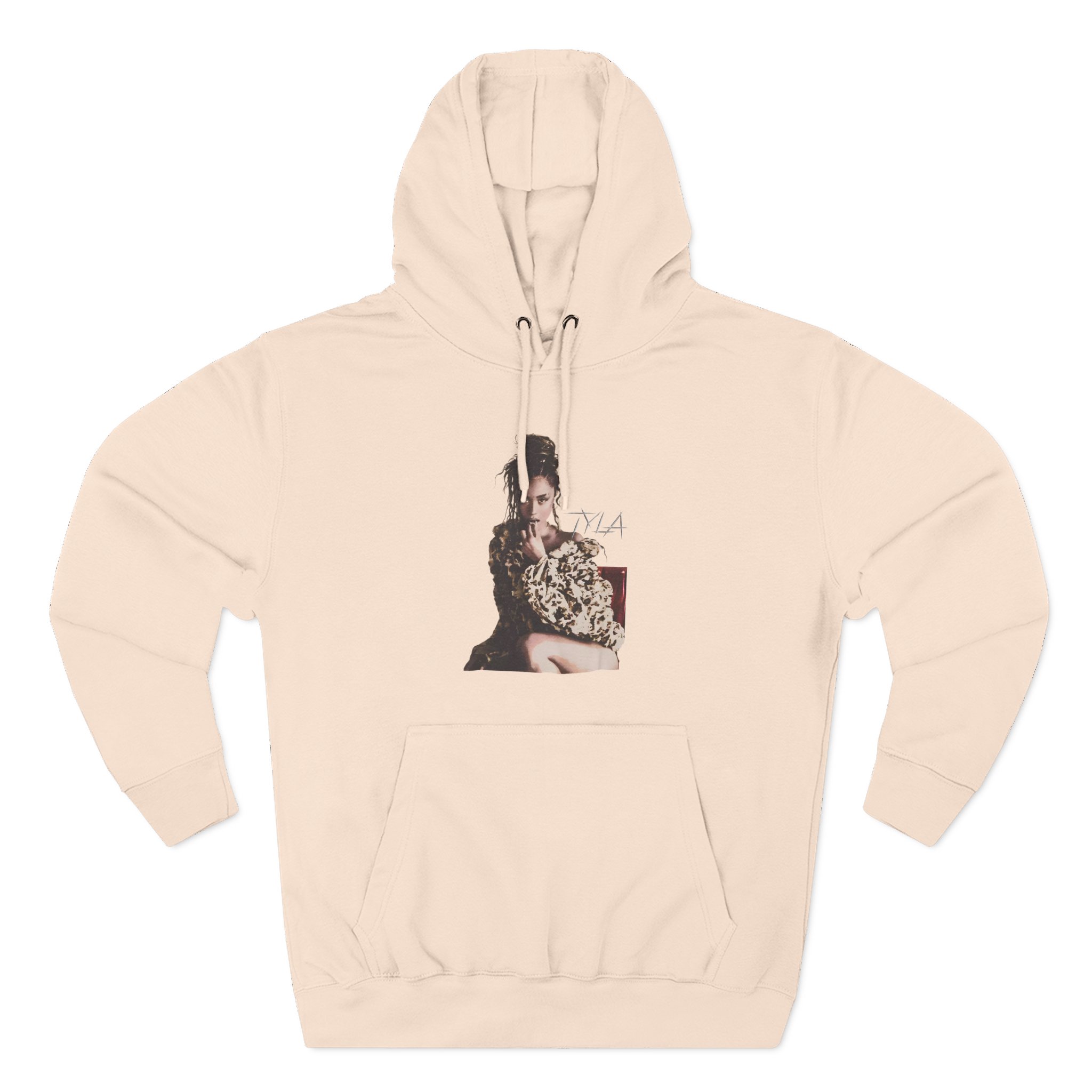 Tyla Sitting Portrait Three-Panel Fleece Hoodie