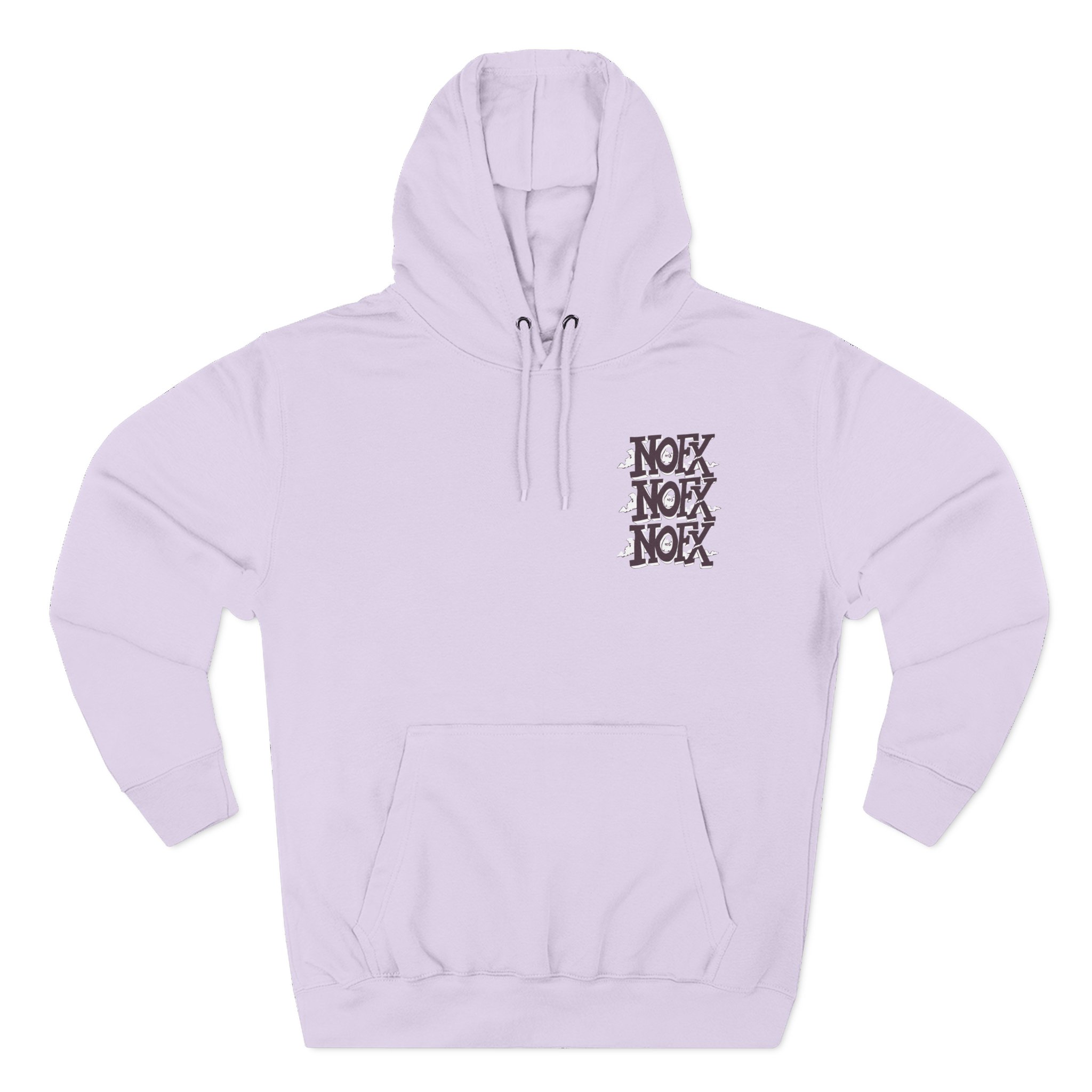 Nofx Allbums Three-Panel Fleece Hoodie