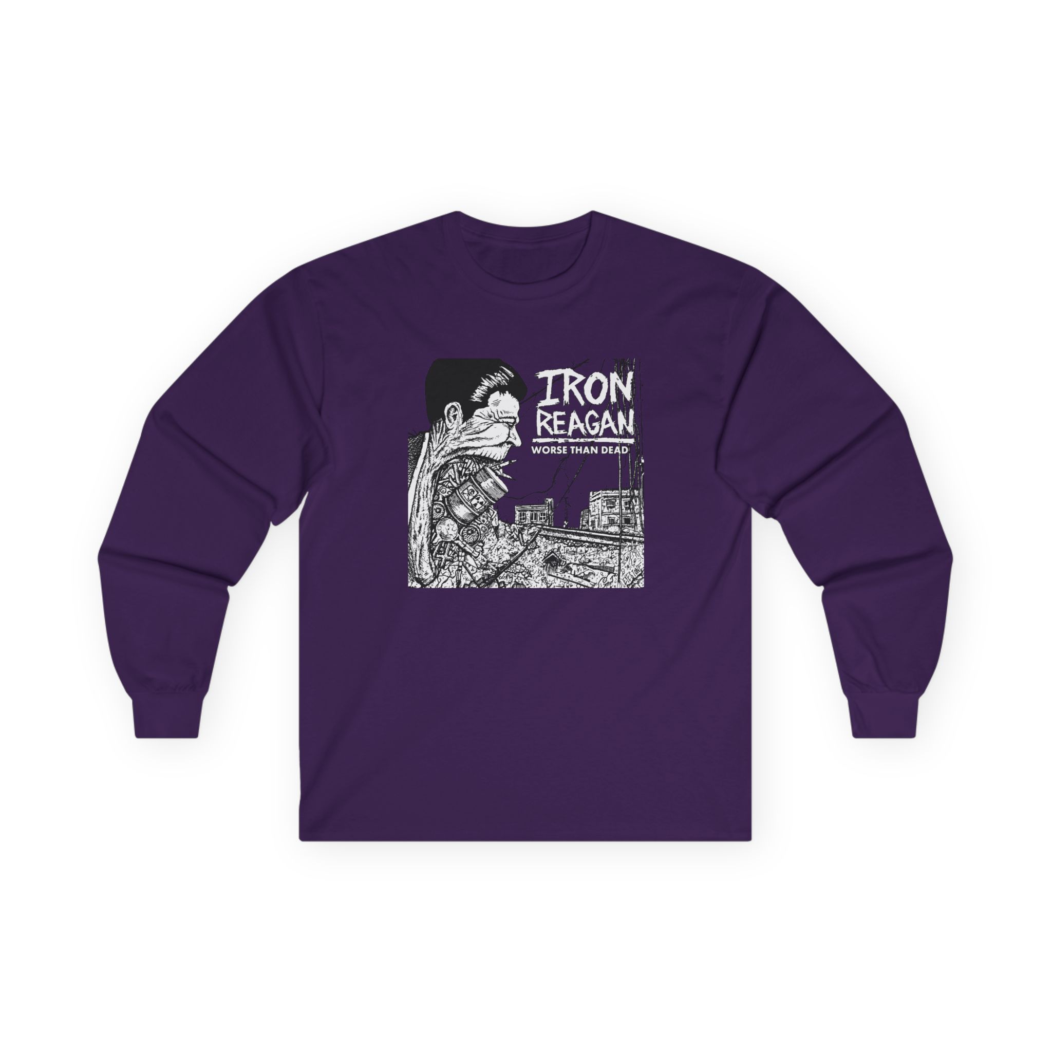Iron Reagan Worse Than Dead Unisex Ultra Cotton Long Sleeve Tee