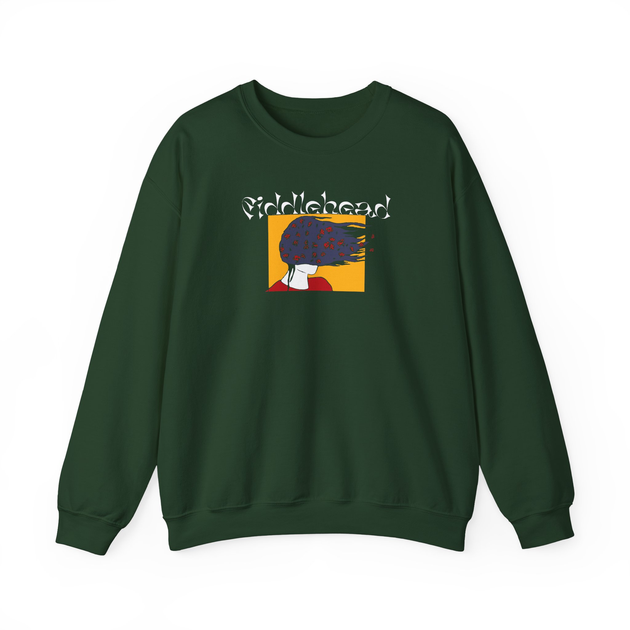 Fiddlehead Face Unisex Heavy Blendâ„¢ Crewneck Sweatshirt