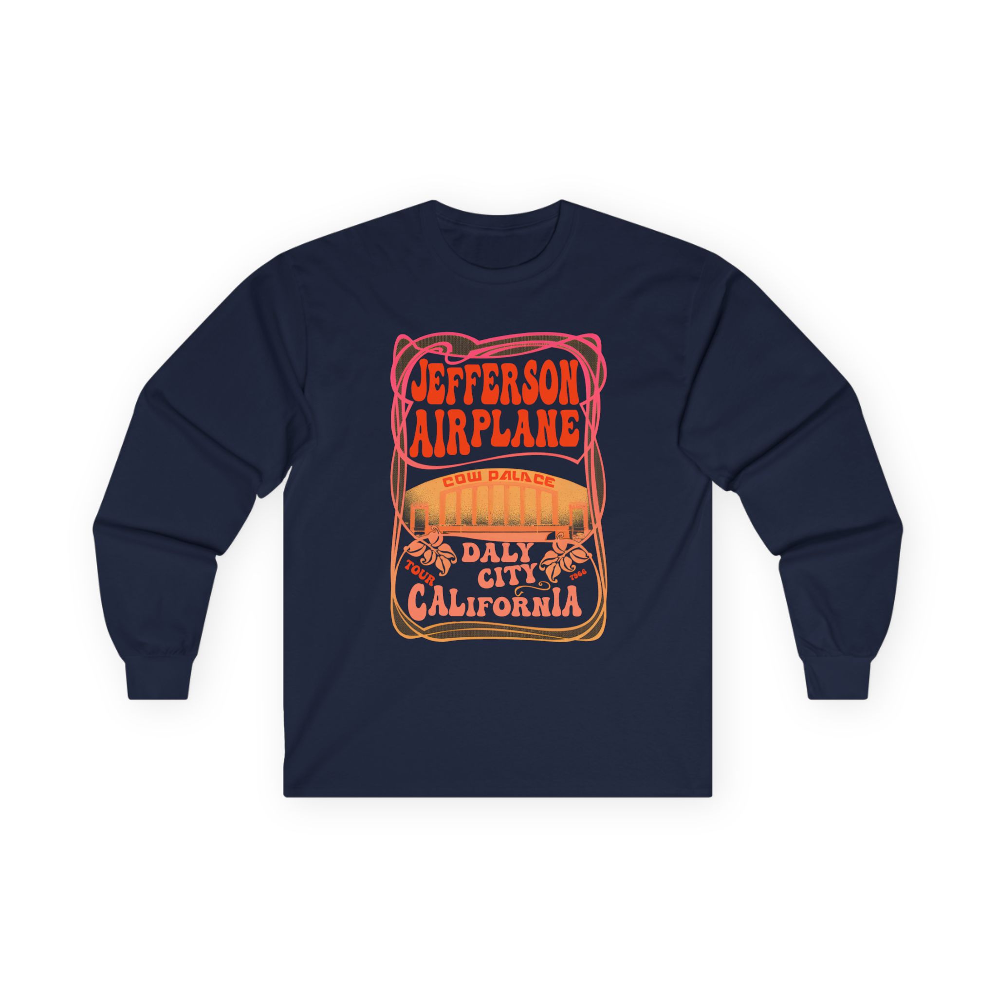 Jefferson Airplane Daly City Tour Unisex Ultra Cotton Long Sleeve Tee