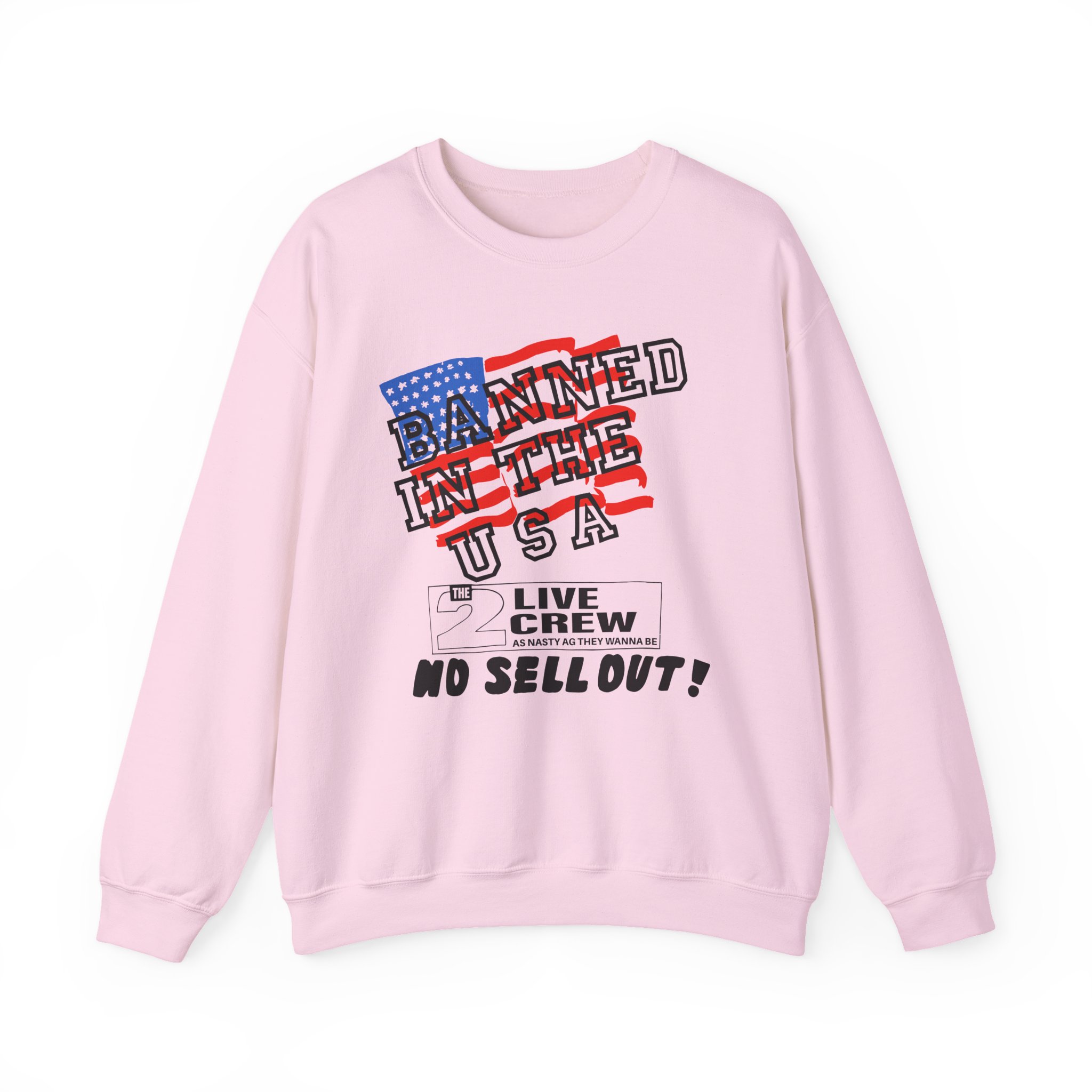2 Live Crew Banned in the U.s.a. Luke Records Unisex Heavy Blendâ„¢ Crewneck Sweatshirt